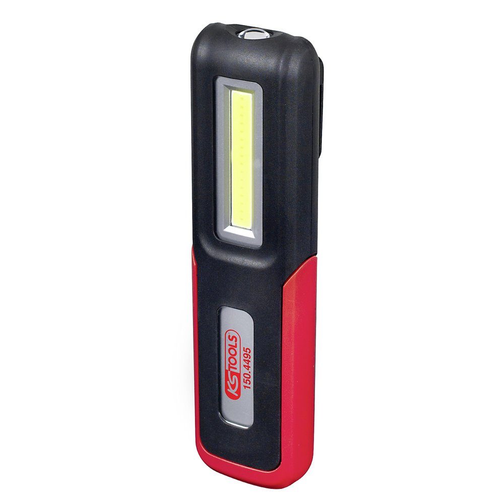 KS Tools Arbeitsleuchte KS Tools 150.4495 Mobile Werkstatt-Handlampe, knickbar, 3 Watt COB LED
