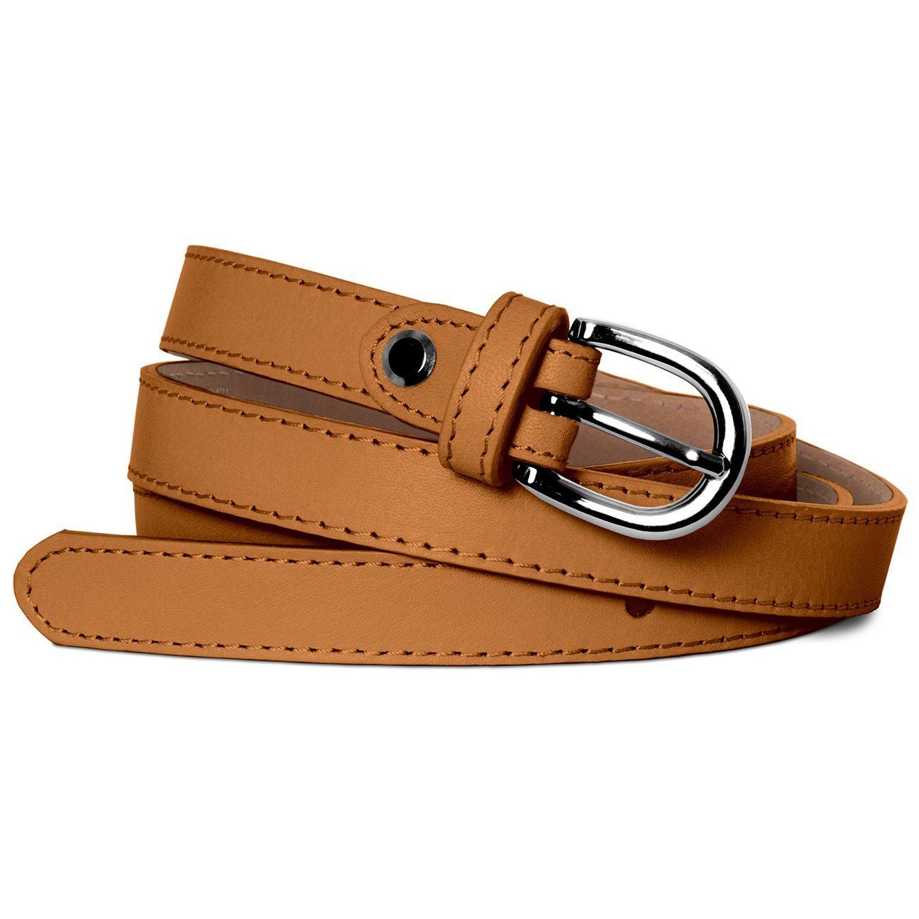 Caspar Taillengürtel GU273 aus echtem Leder günstig online kaufen