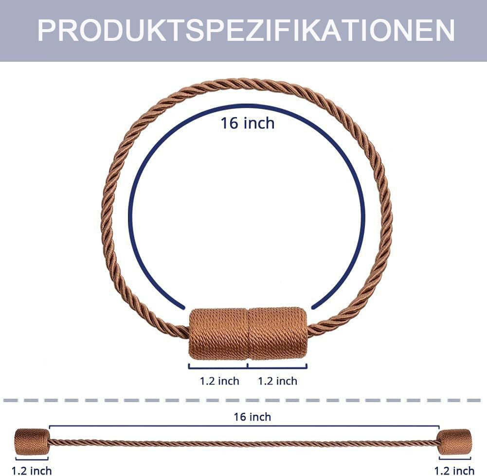 BYSURE Raffhalter, Magnetische Vorhangbänder im 2er-Pack günstig online kaufen