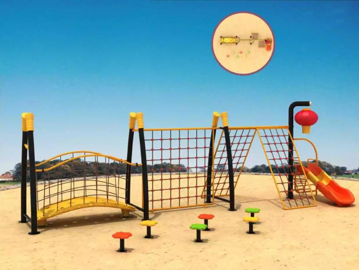 JVmoebel Klettergerüst Kreativer Outdoor-Spielplatz für thematische Игры mit Горки, Made in Europa