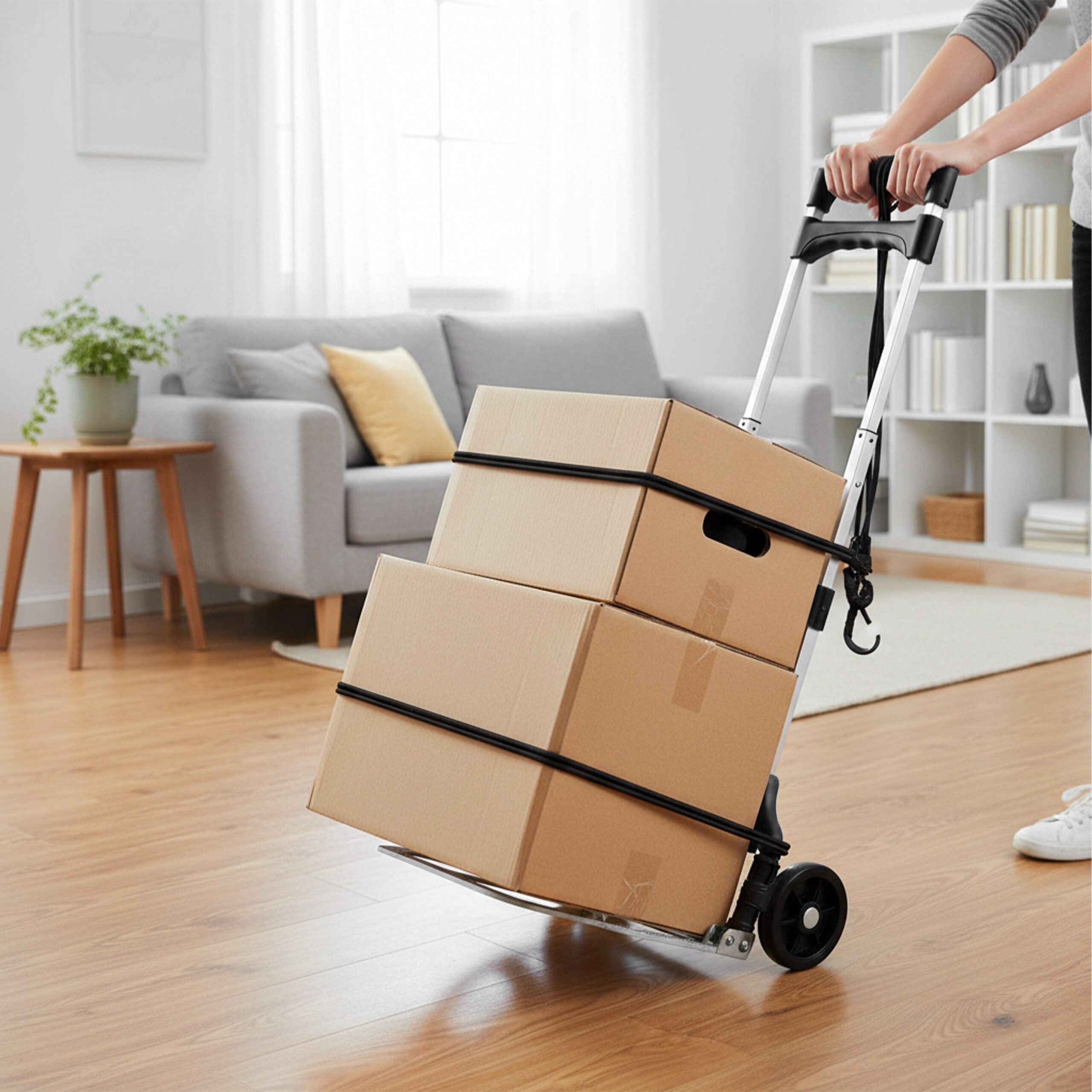 relaxdays Sackkarre klappbar bis 70 kg, schwarz