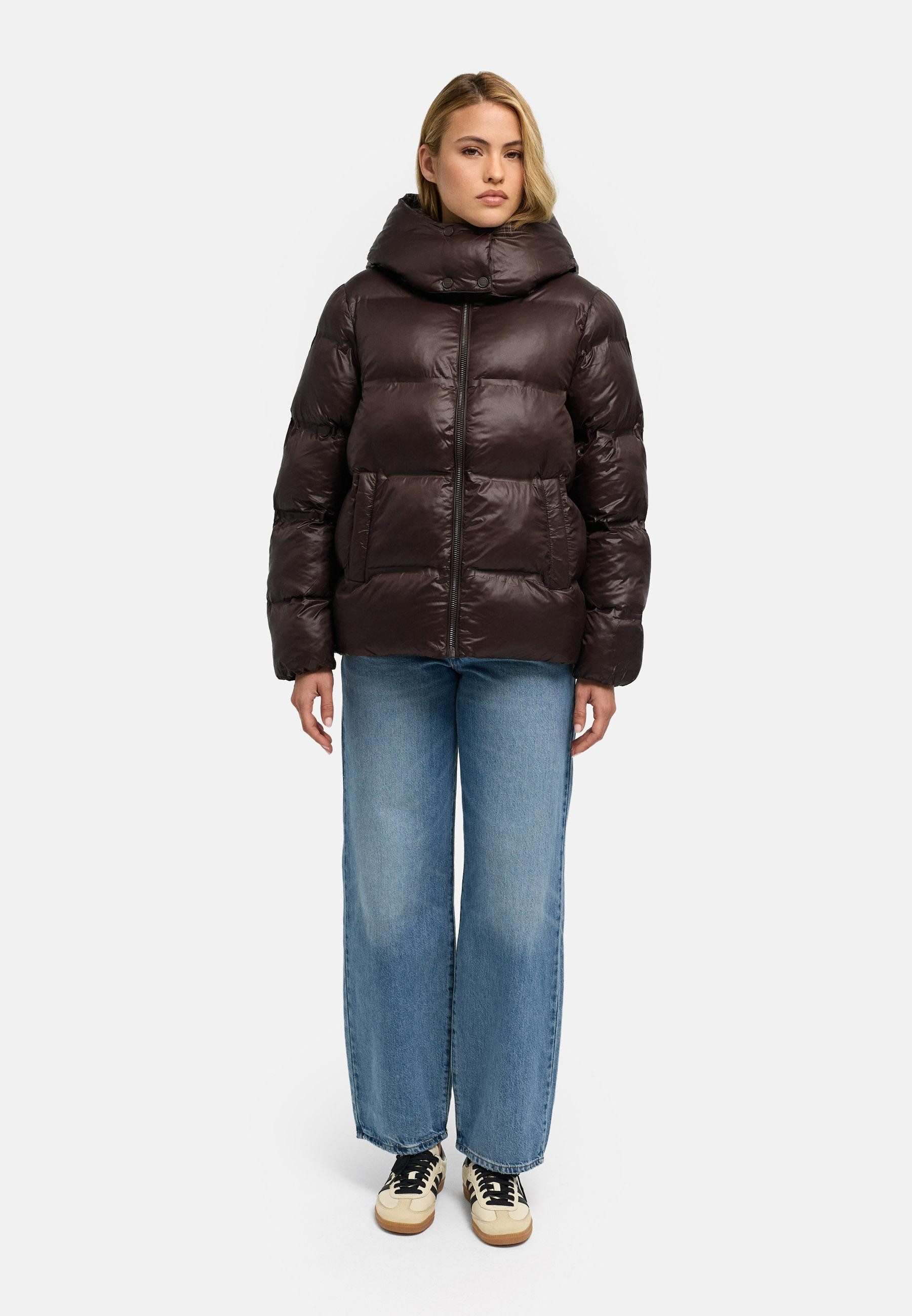 Navahoo Steppjacke Snow-Frame 14 Damen Winterjacke mit abnehmbarer Kapuze – Bild 3 von 5