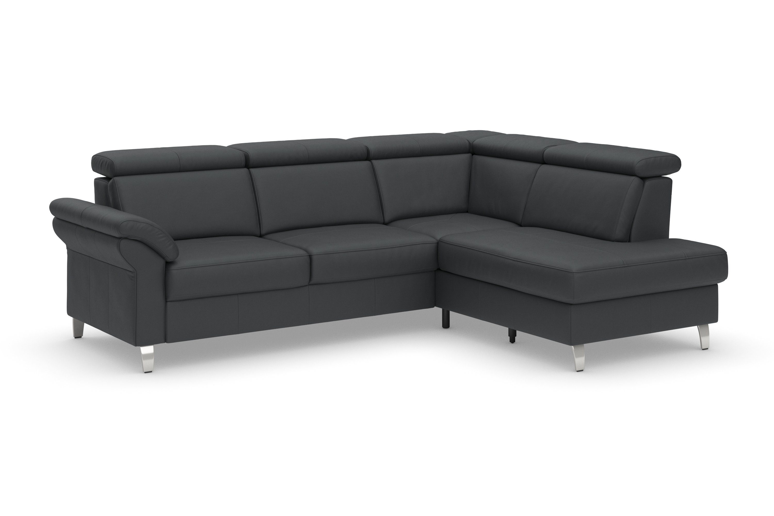 sit&more Ecksofa Arngast L-Form, inklusive Kopfteilverstellung und Federkern