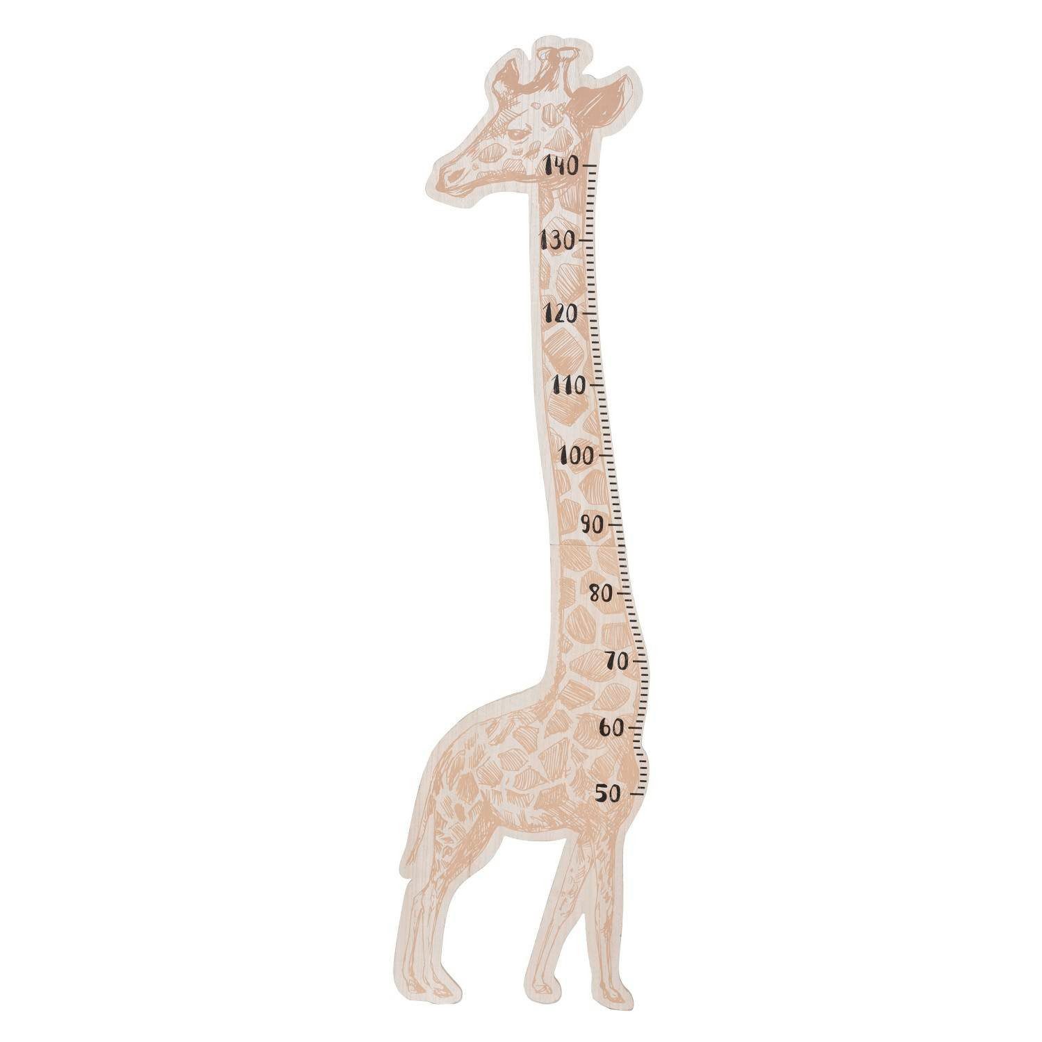 Atmosphera Créateur d'intérieur Babyspiegel Messlatte Giraffe, dekorativ, MDF, 140 cm