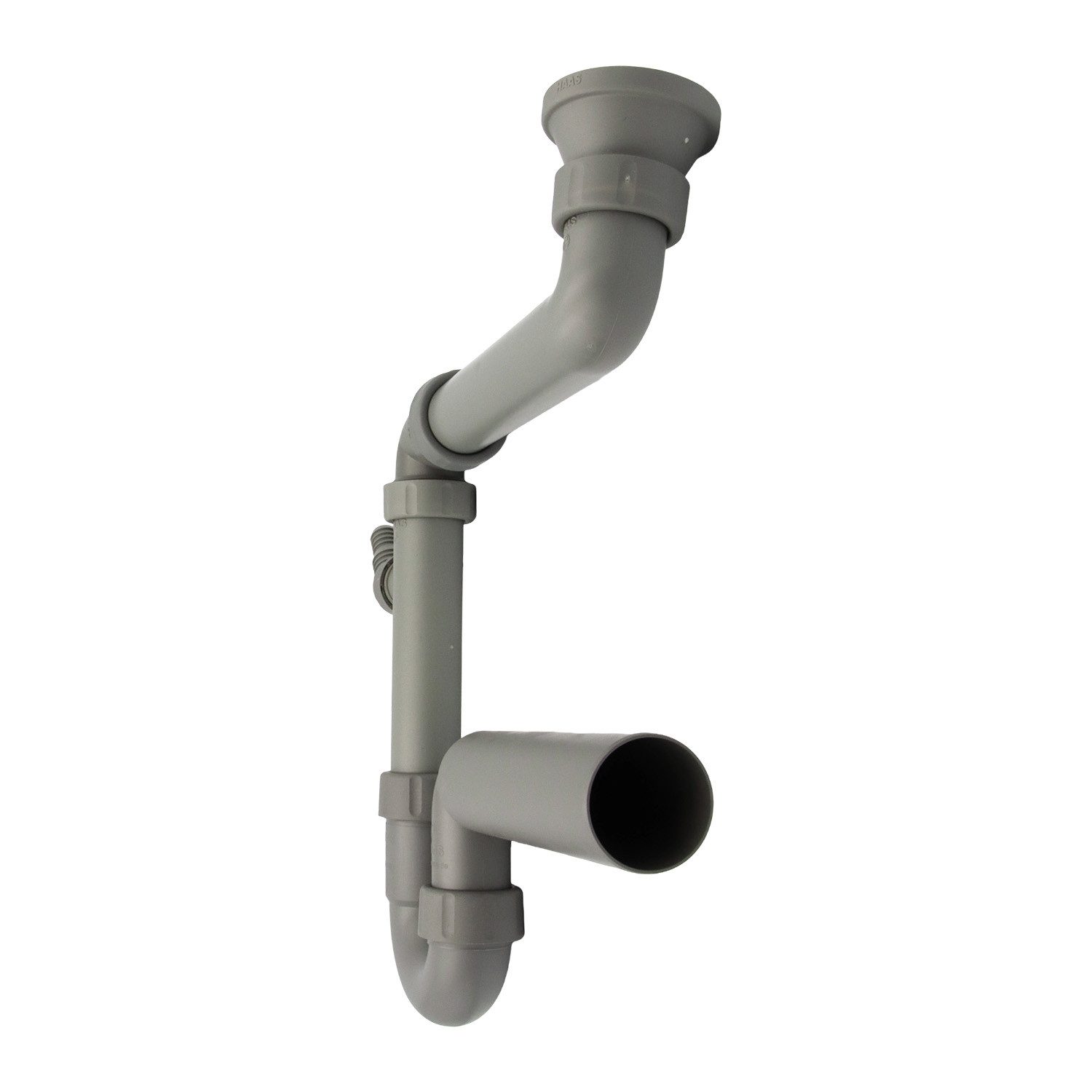 Haas Otto Siphon Adapter für IKEA®-Spülen-Ablauf-und Siphon 1 1/2" DN50 – Bild 3 von 5
