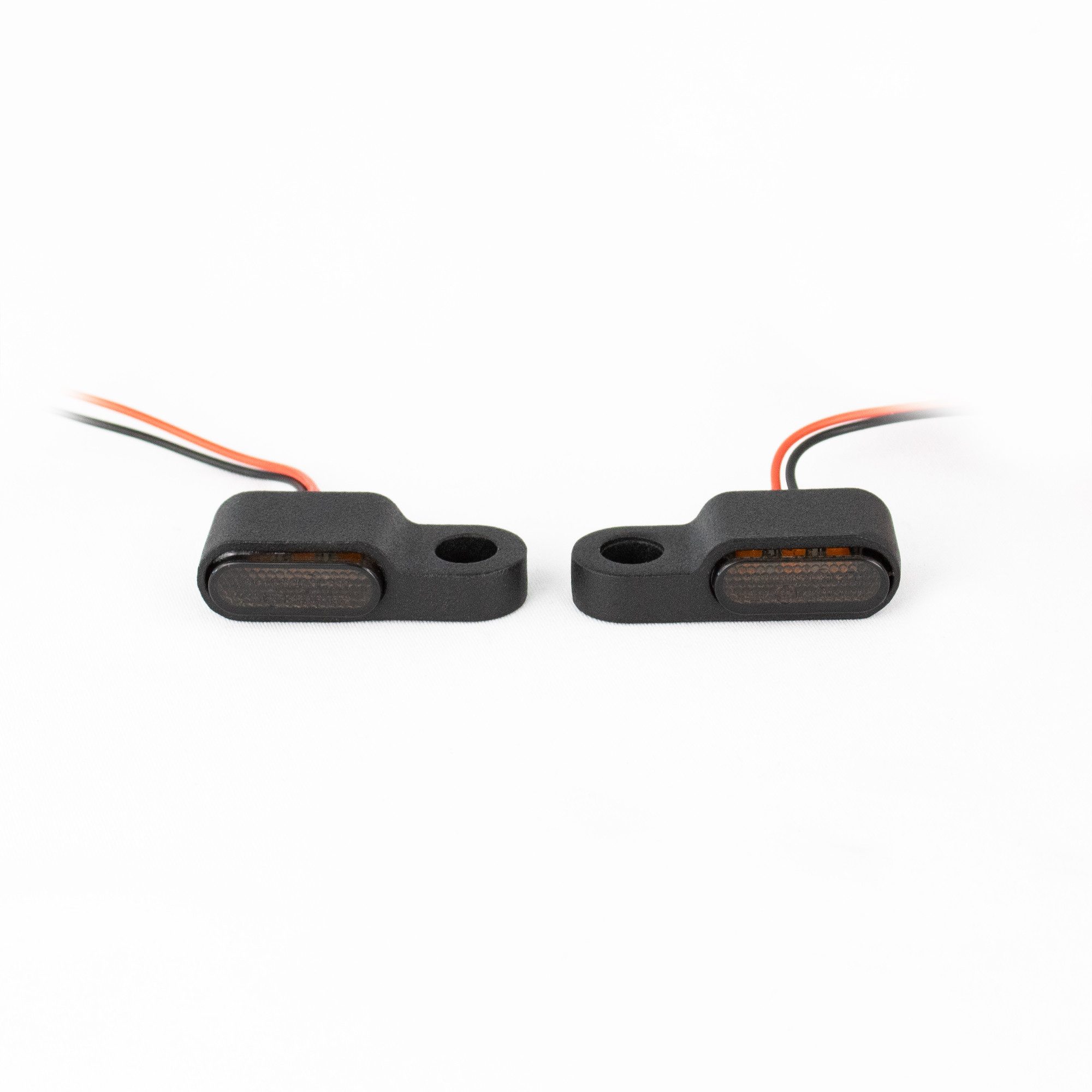 Lumitecs Blinker LED Blinker Motorrad # TX13 E-Prüfzeichen 2 Stück schwarz getönt