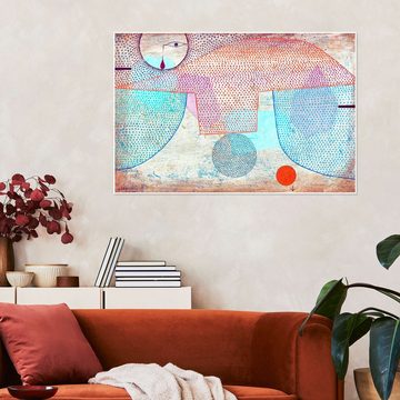 Posterlounge Poster Paul Klee, Sonnenuntergang, Malerei