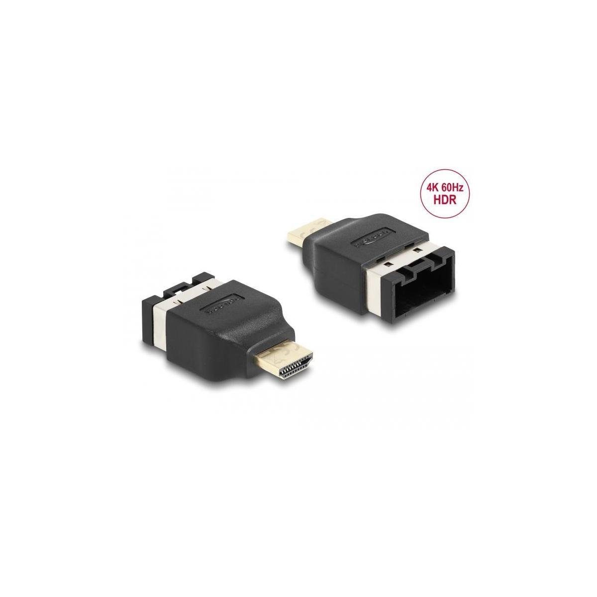 HDMI-E Adapter Computer-Kabel, Delock Buchse Automotive HDMI-A Stecker... HDMI HDMI-E, zu HDMI