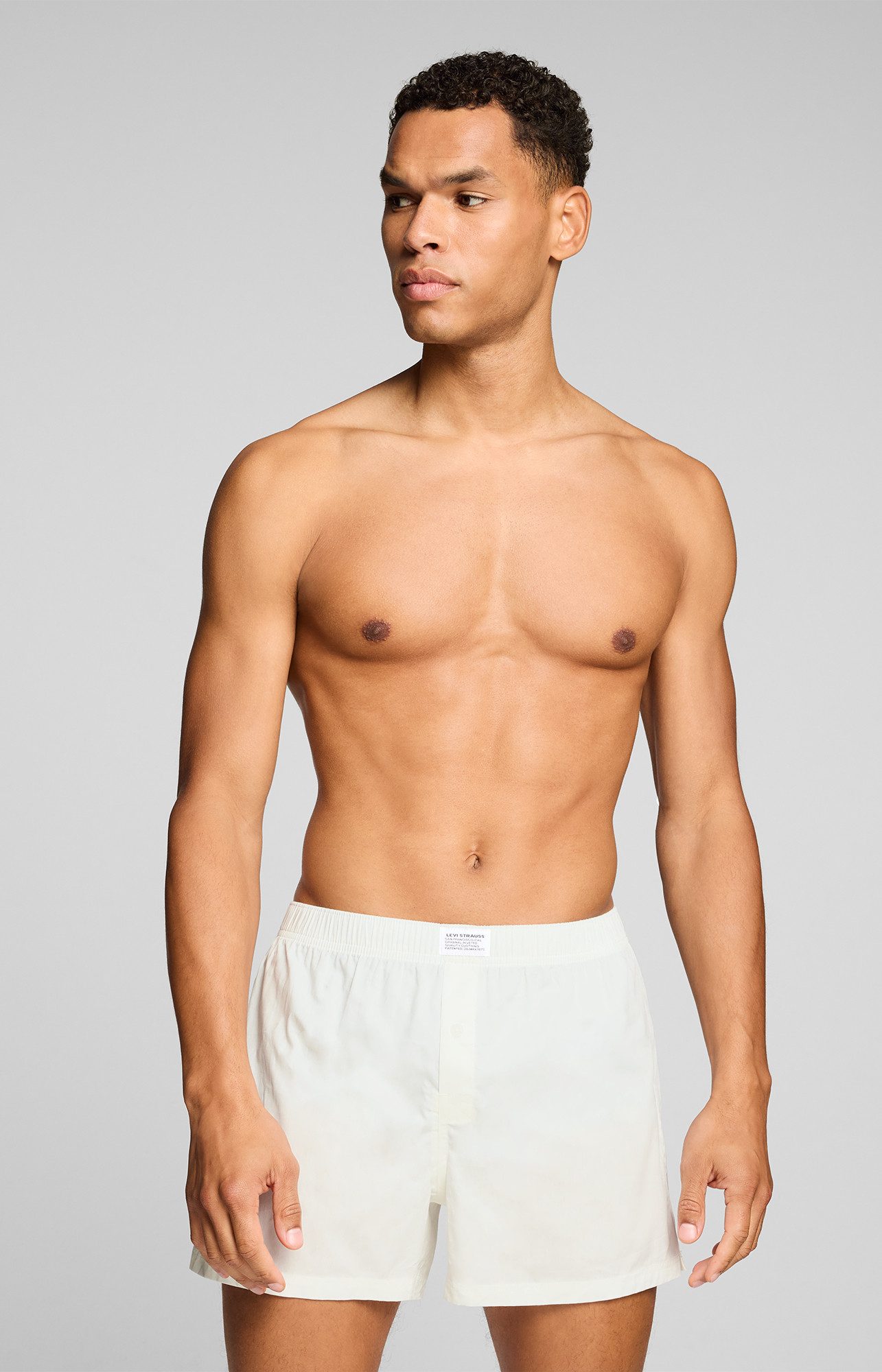 Levi's® Webboxer LEVIS MEN WOVEN BOXER 2P (2er Pack) mit Eingriff, Baumwolle, weites Bein