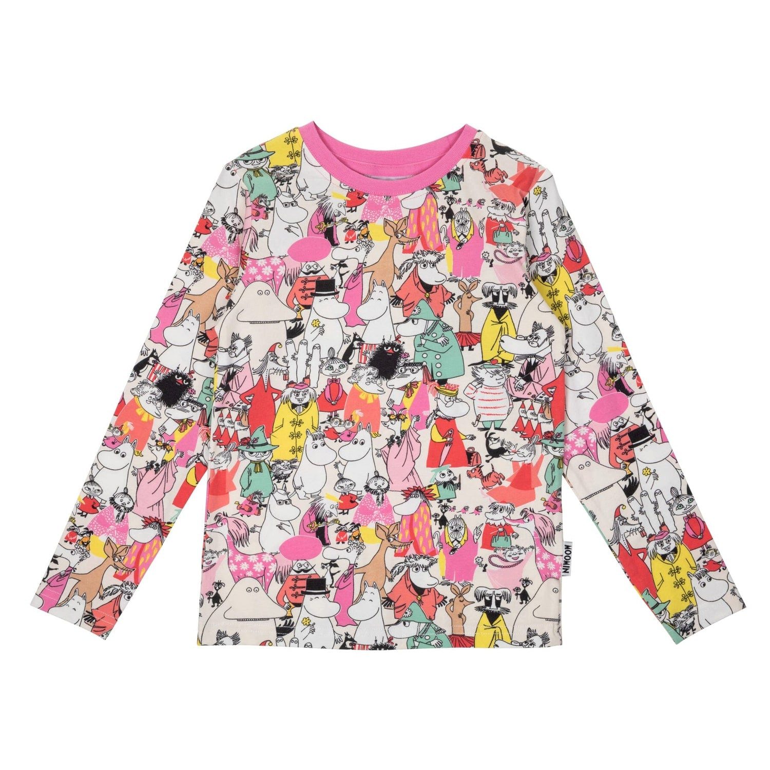 Moomin by Martinex Langarmshirt MOOMIN Kinder Longsleeve „Class Reunion“ Off-white – © Moomin Characte
