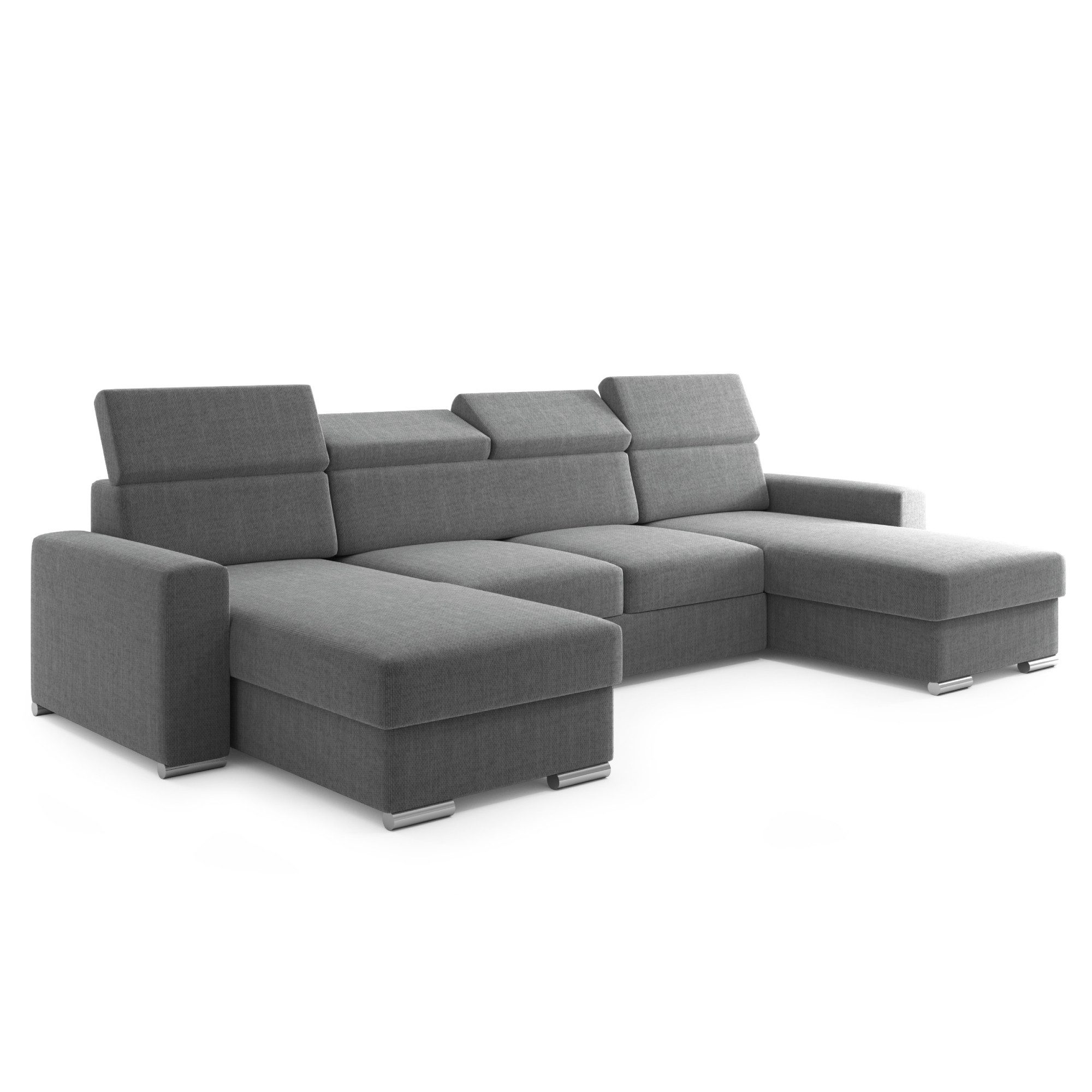 M-Punkt24 Wohnlandschaft BARI, U-Form, mit Bettkasten, günstig online kaufen