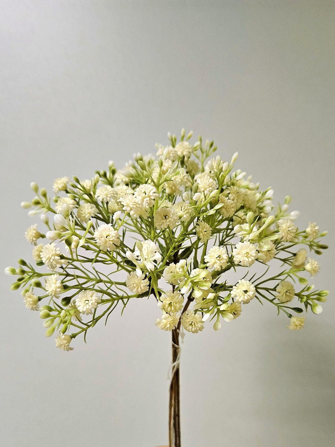 Kunstblumenstrauß Künstlicher Schleierkraut Bund Cecilia, Creme-weiß, 30cm Schleierkraut, artplants, Höhe 30.0 cm