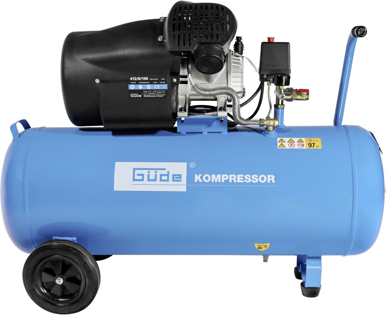 Güde Kompressor Güde Kompressor 412/8/100 8 bar 100 l 412 l/min
