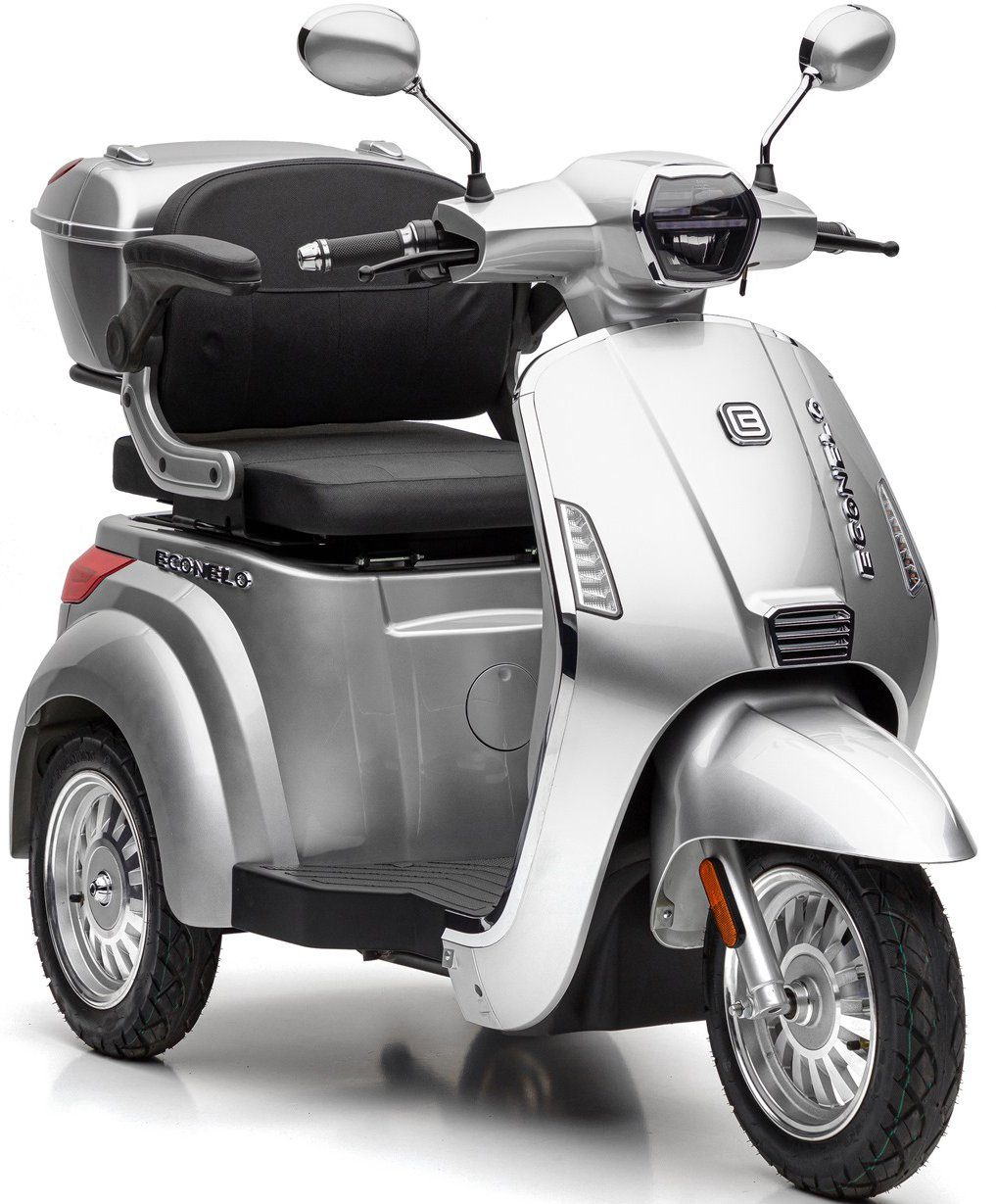 E-Motorroller 25 ECONELO LUX, silberfarben km/h