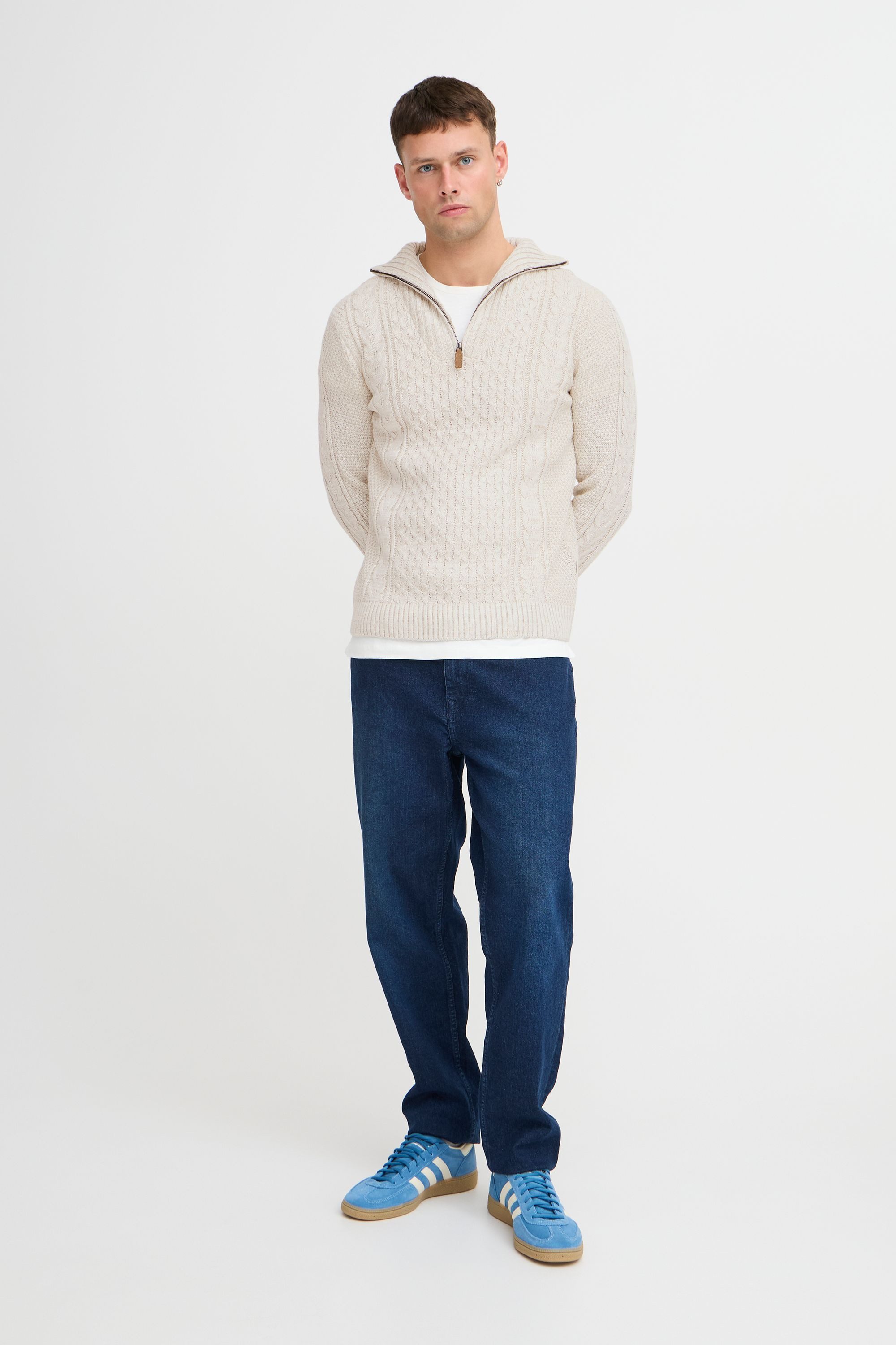 Blend Troyer BHPullover Klassischer Troyer mit Reißverschluss
