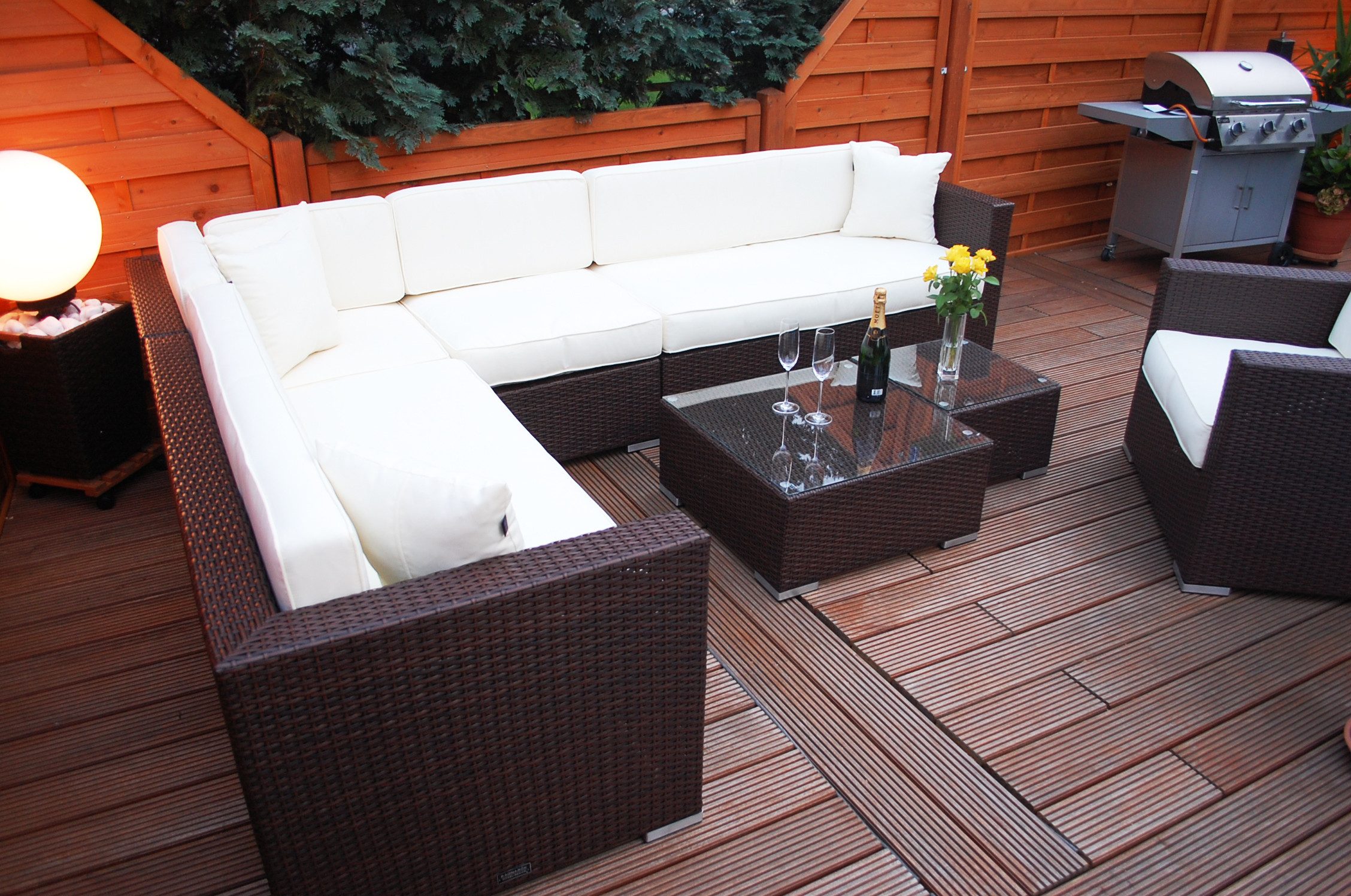 Ragnarök Möbel-Design Gartenlounge-Set Narvik, (Set, Ecklounge, günstig online kaufen