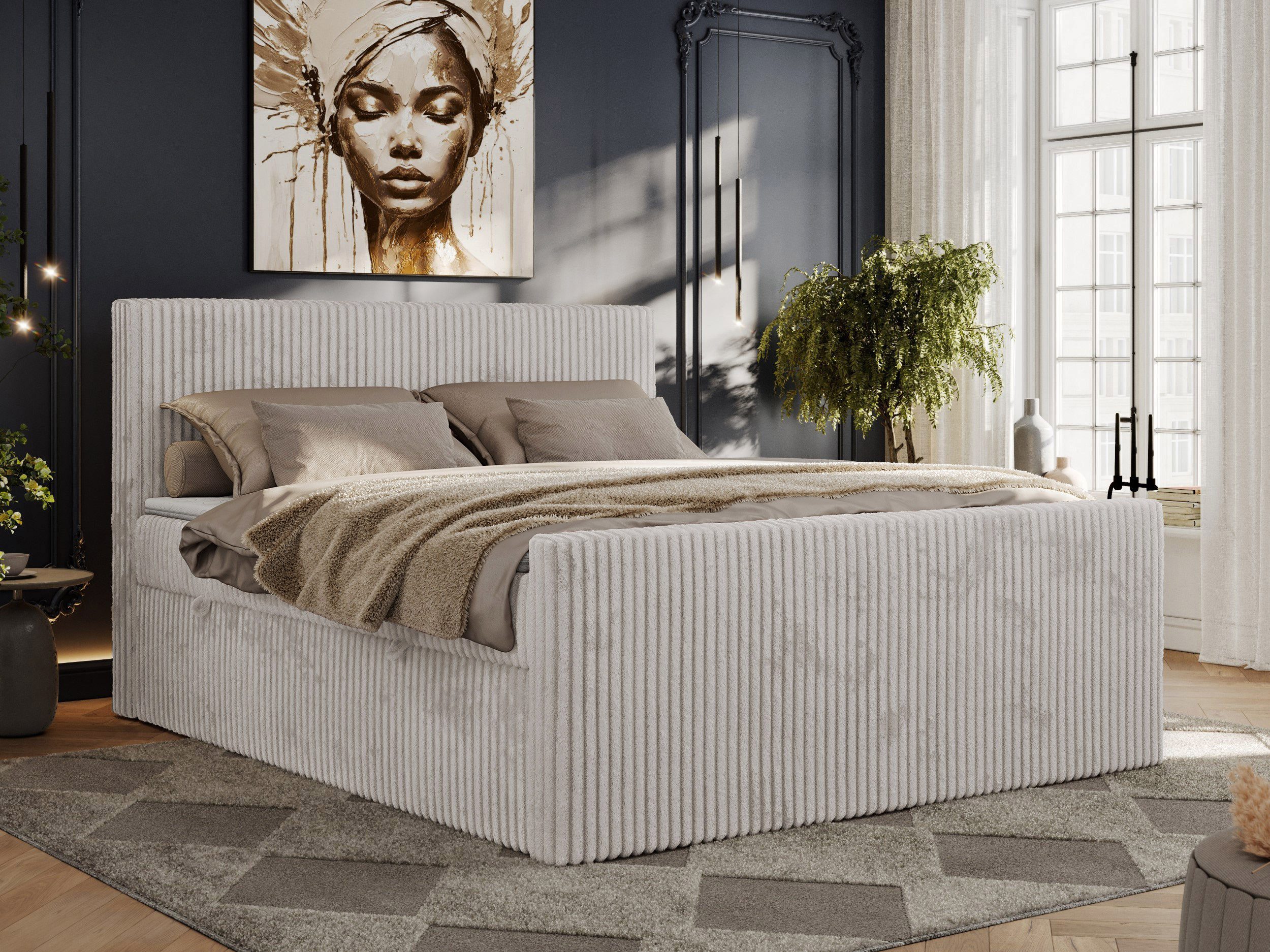 MKS MÖBEL Boxspringbett TILIANO DUO (Packung, günstig online kaufen