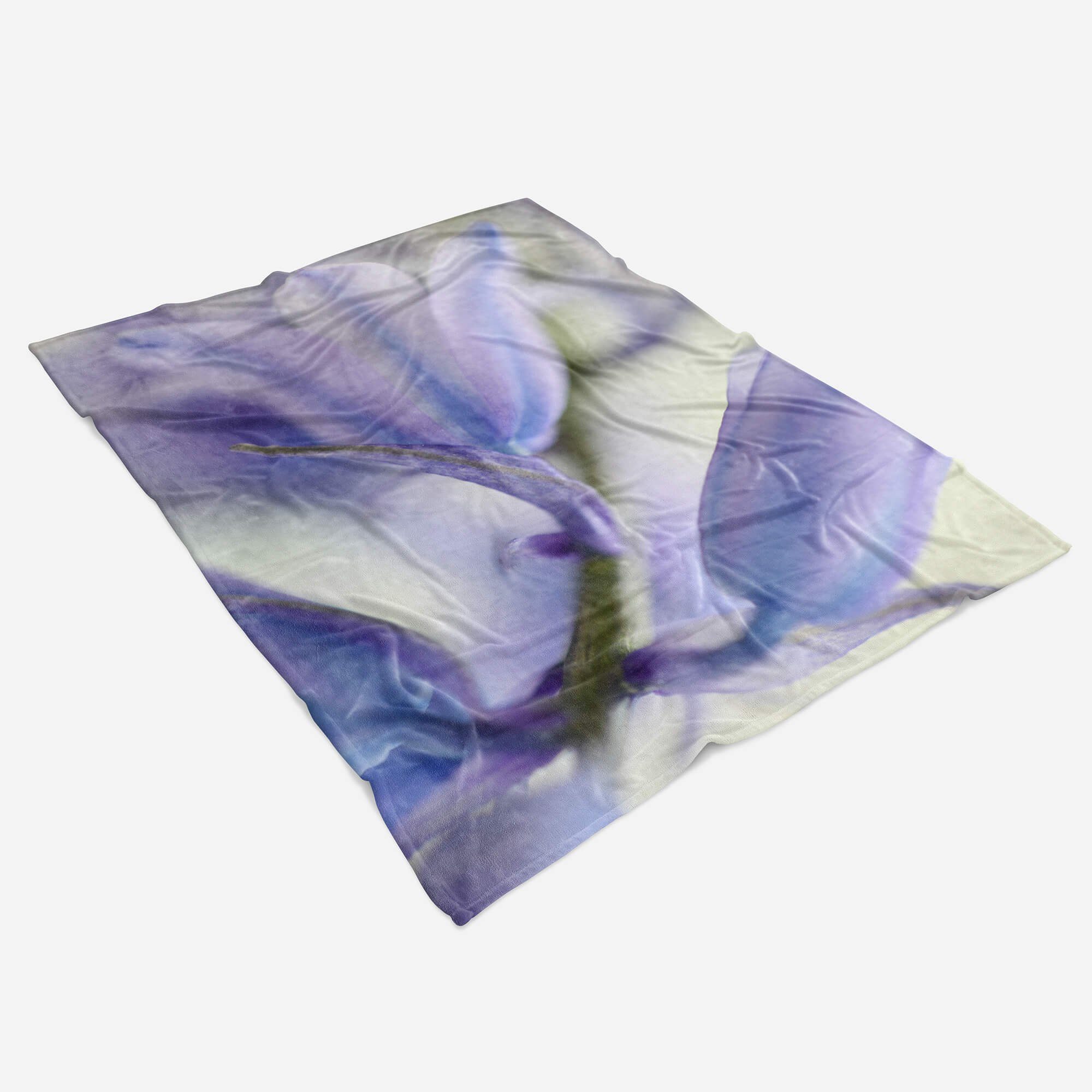 (1-St), Saunatuch Art Fotomotiv Handtücher Kuns, Blüten Blumen mit Handtuch Strandhandtuch Kuscheldecke Sinus Baumwolle-Polyester-Mix Handtuch