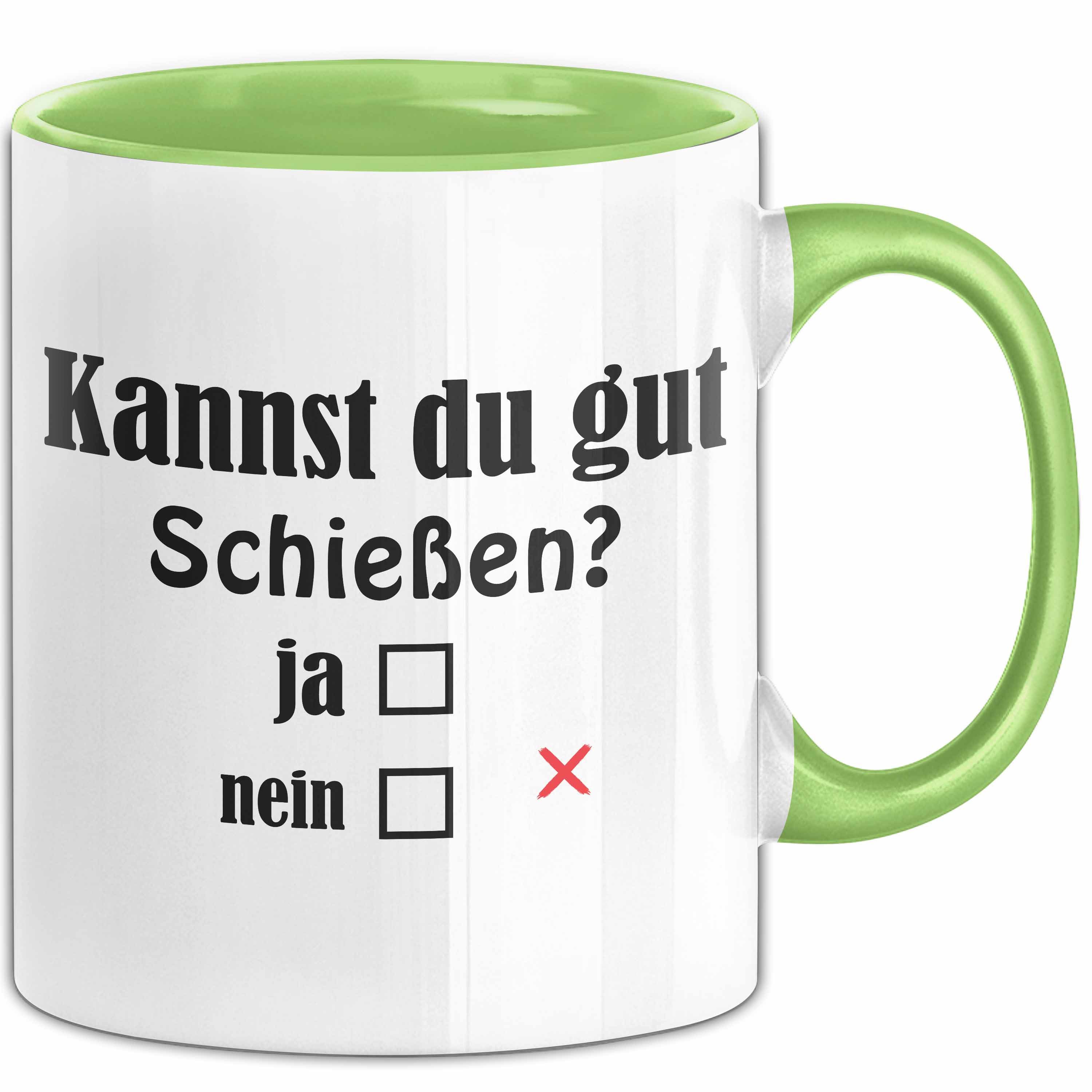 Tasse Schießsport Witz Sportschütze Tasse Bogenschießen Geschenk
