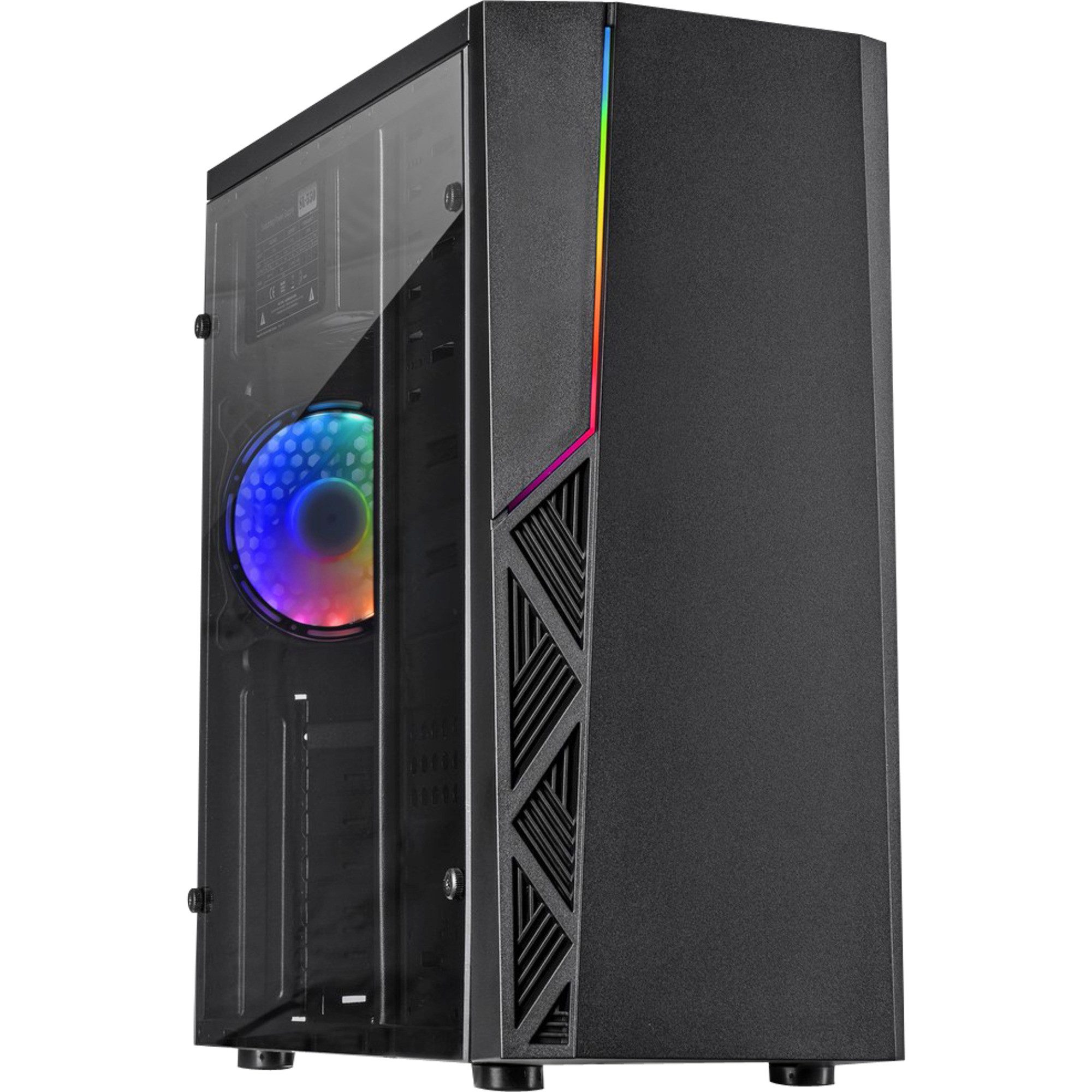 PC-Gehäuse Inter-Tech B-02 RGB, Tower-Gehäuse