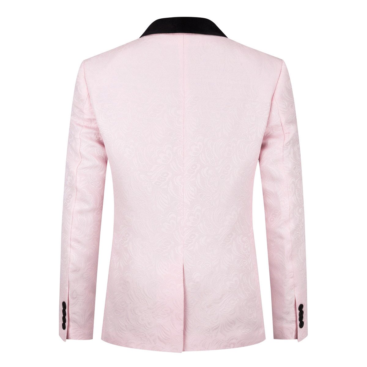 Allthemen Smoking (3 tlg) eleganter Herrenanzug Slim Fit Anzüge mit einem Knopf