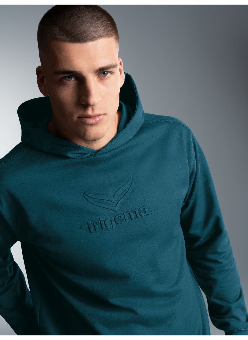 Trigema Kapuzensweatshirt TRIGEMA Kapuzenpullover mit großem 3D-Motiv günstig online kaufen