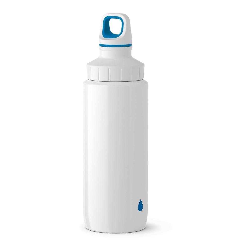 Emsa Trinkflasche Drink2Go Light Steel Drop Blue