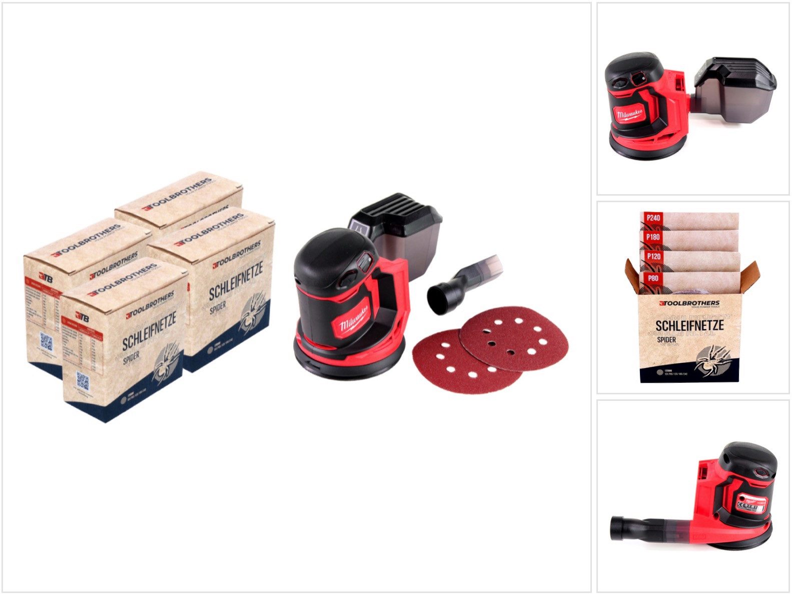 Milwaukee Akku-Exzenterschleifer