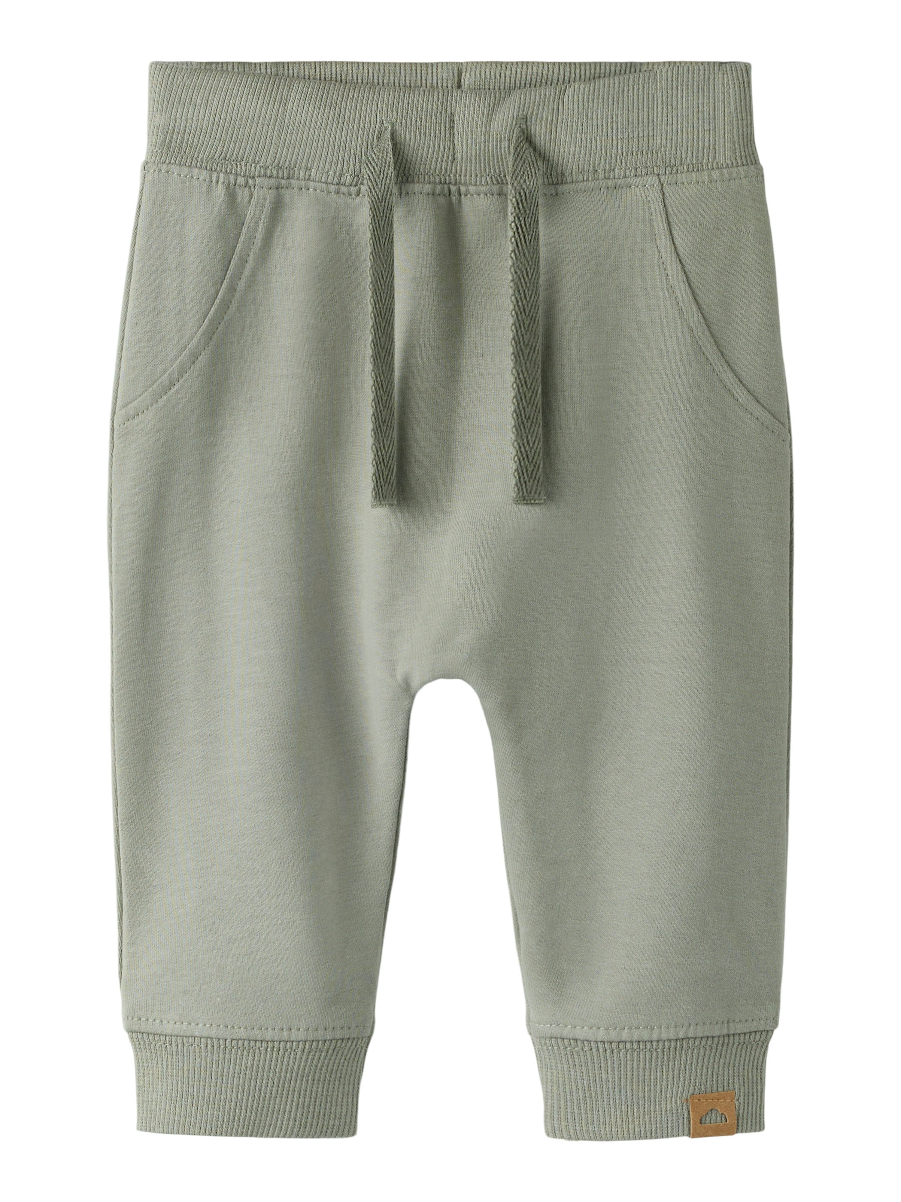 Name It Sweathose NBNTAKKI für Mädchen und Jungen mit Kordelzug unifarben, casual, regular fit, Baumwollmischung, Sweatware