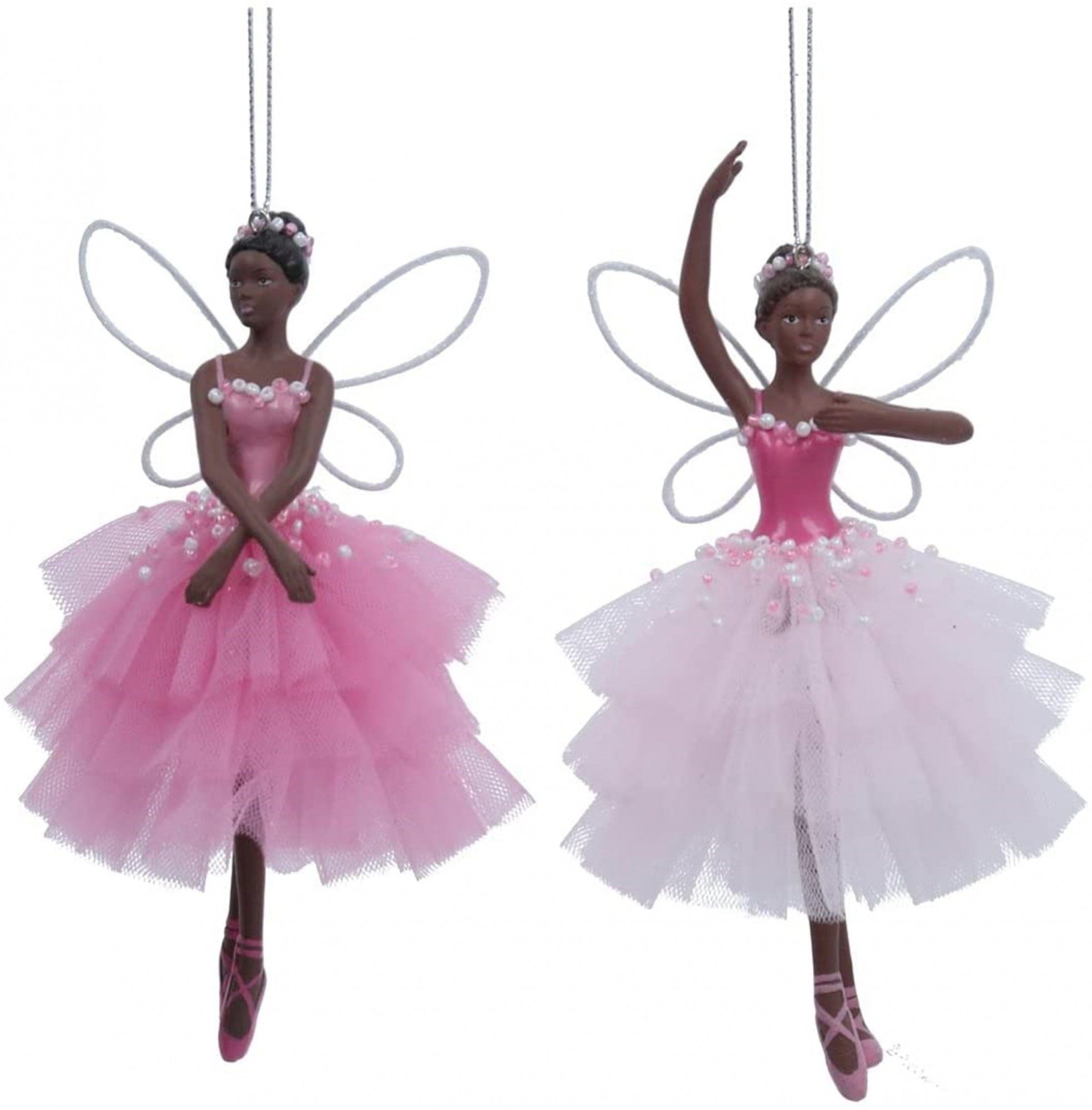 Anhänger Ballerin Feen Gisela Weihnachtsbaum Weihnachtsfigur pink/black Graham -