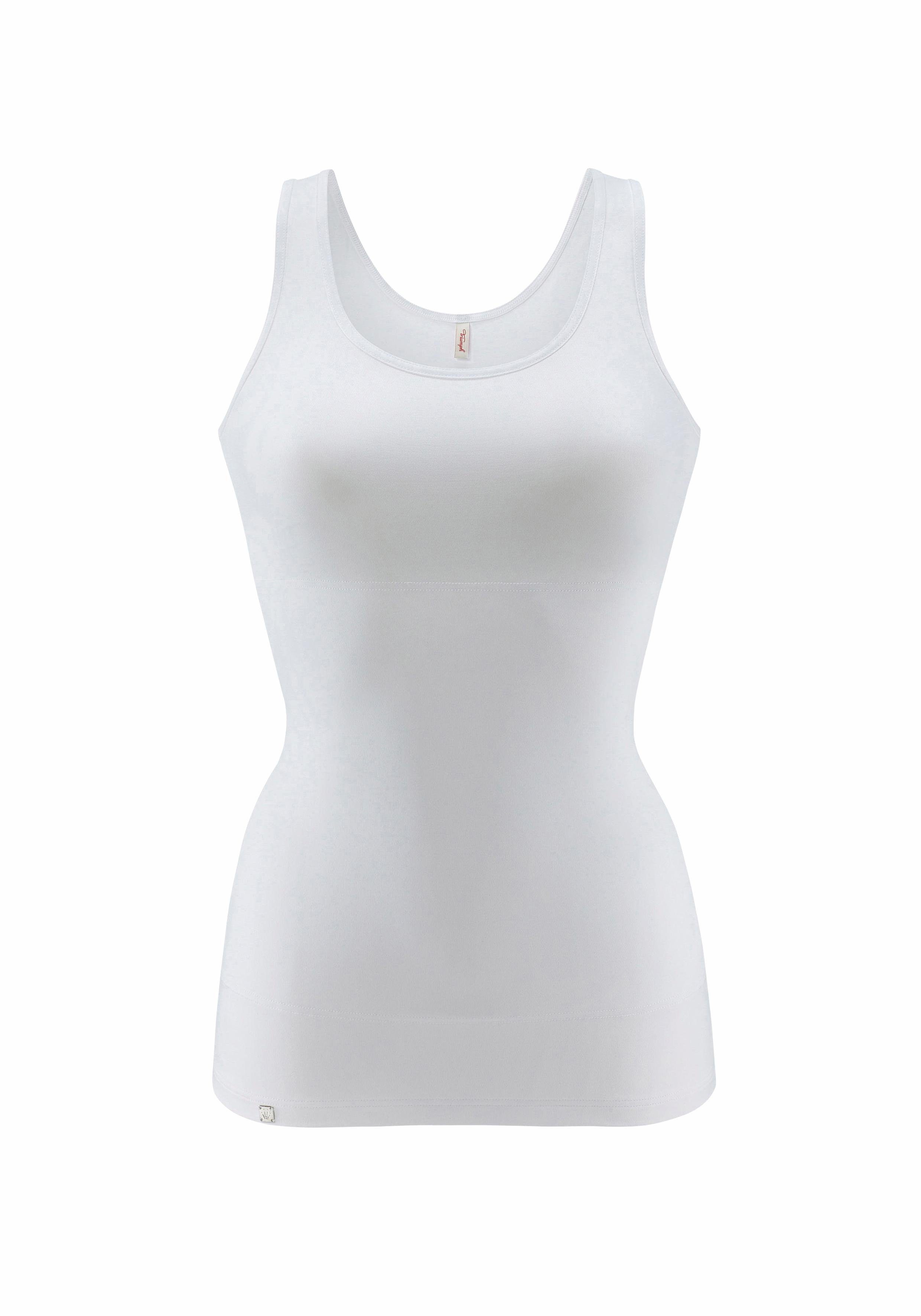 02 tragen, Shapinghemd Trendy Triumph Sensation als Dessous Basic auch zu Basic-Top weiß Shirt