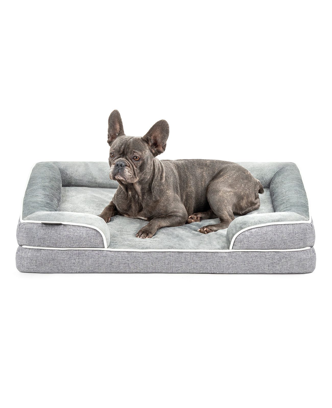 lionto Tierkissen lionto orthopädisches Hundebett mit erhöhtem Rand, rutschfest, viele, cm