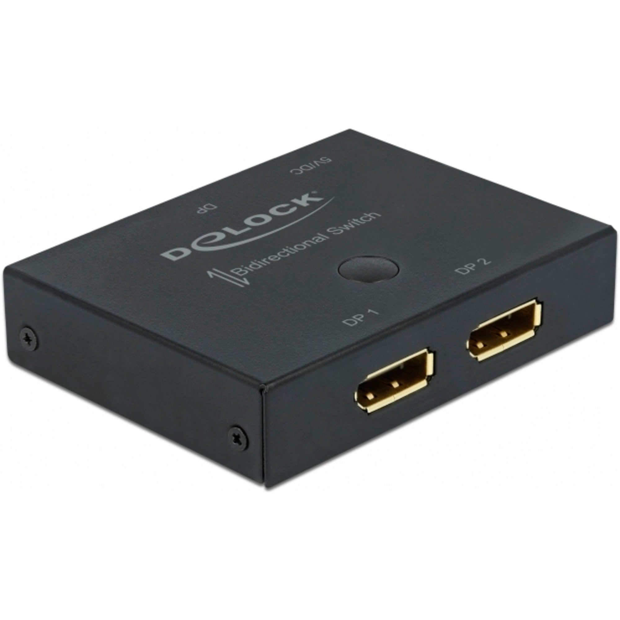 Delock DisplayPort Switch 2 - 1 bidirectional 8K 30Hz Netzwerk-Switch