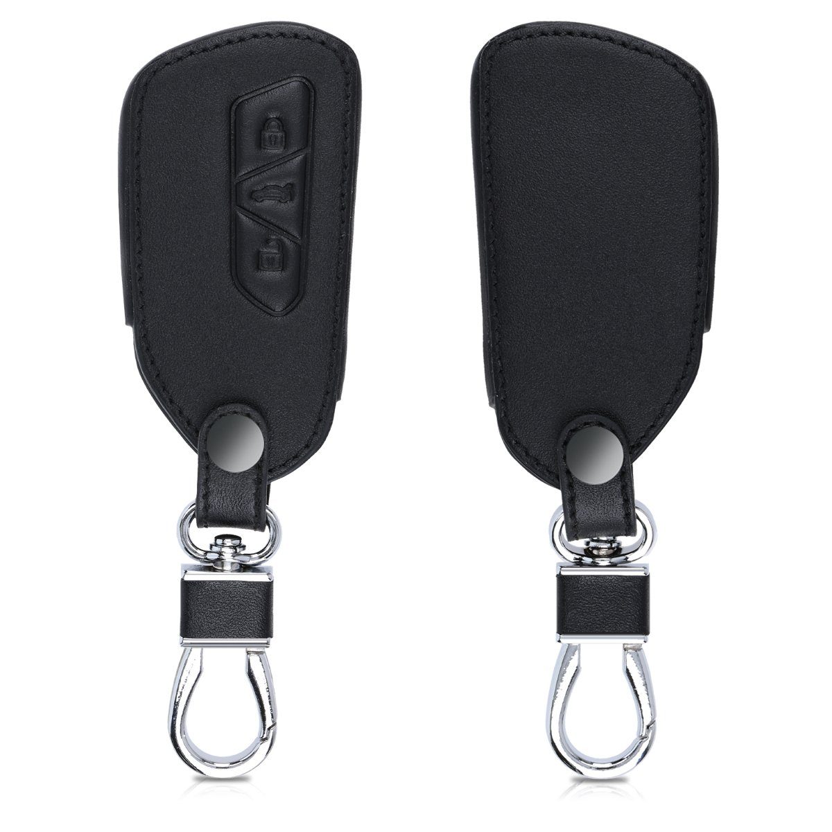 kwmobile Schlüsseltasche Autoschlüssel Kunstleder Hülle für VW Golf 8 (1-tlg), Schlüsselhülle Schlüssel Case Cover