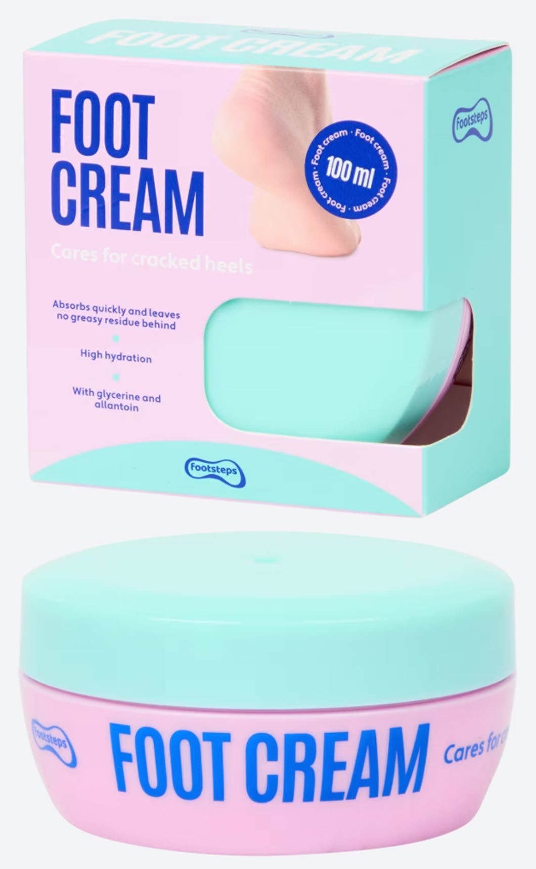 Spectrum Fußcreme Footsteps Fußcreme 100 ml Fusspflegecreme