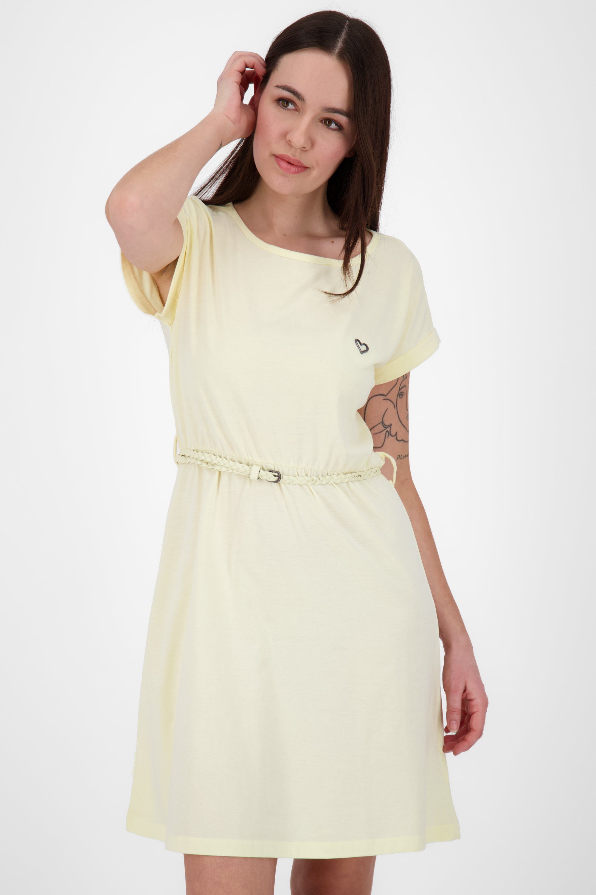Zögern Sie nicht, zu bestellen Alife & Kickin Blusenkleid NoraAK Dress Sommerkleid, Damen Kleid butter