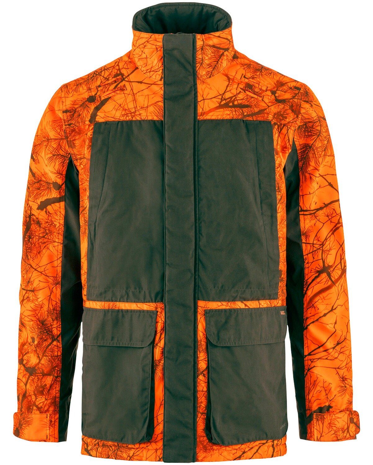 Fjällräven Outdoorjacke Jacke Brenner Pro Orange Camo/Deep Forest | Jacken