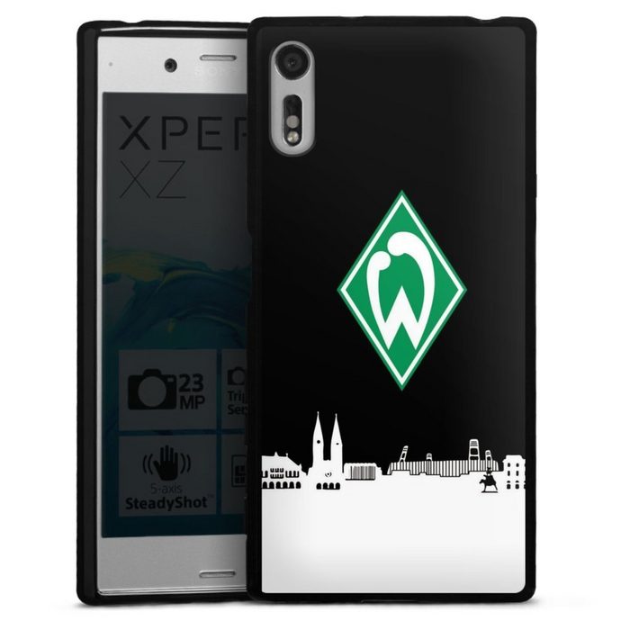 DeinDesign Handyhülle Offizielles Lizenzprodukt Skyline SV Werder Bremen WB Skyline Sony Xperia XZs Silikon Hülle Bumper Case Handy Schutzhülle