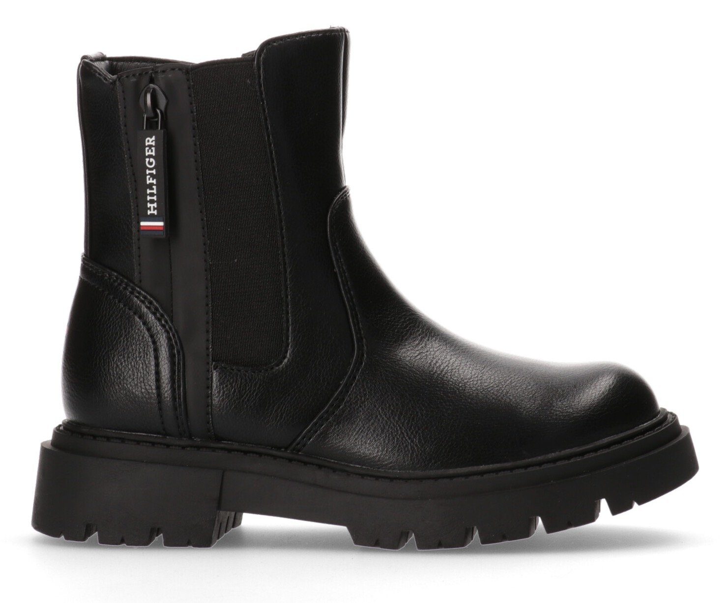 BOOT mit Plateausohle CHELSEA Hilfiger Tommy modischer Chelseaboots