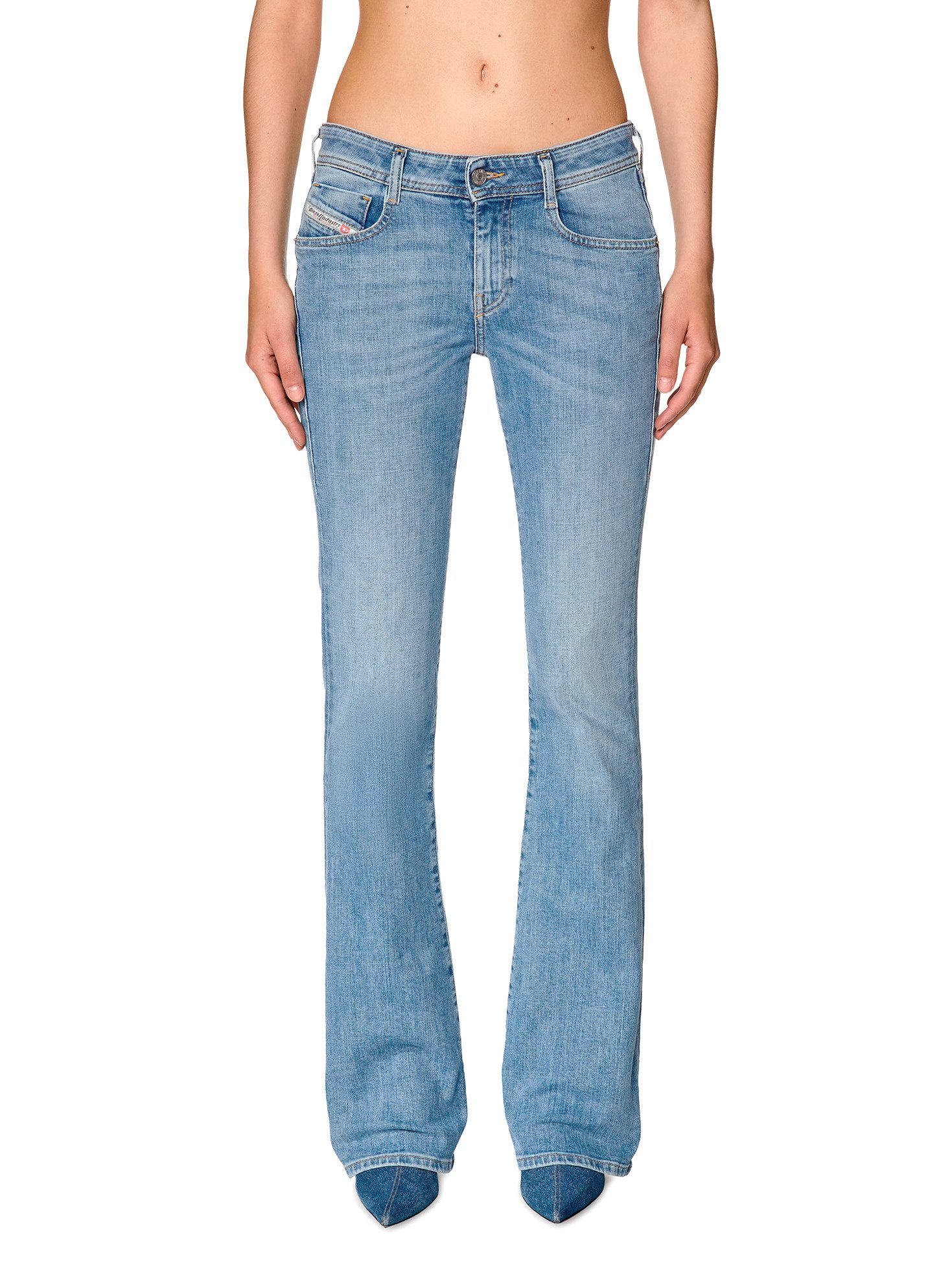 Diesel Bootcut-Jeans schmale, ausgestellte Beinform - günstig online kaufen