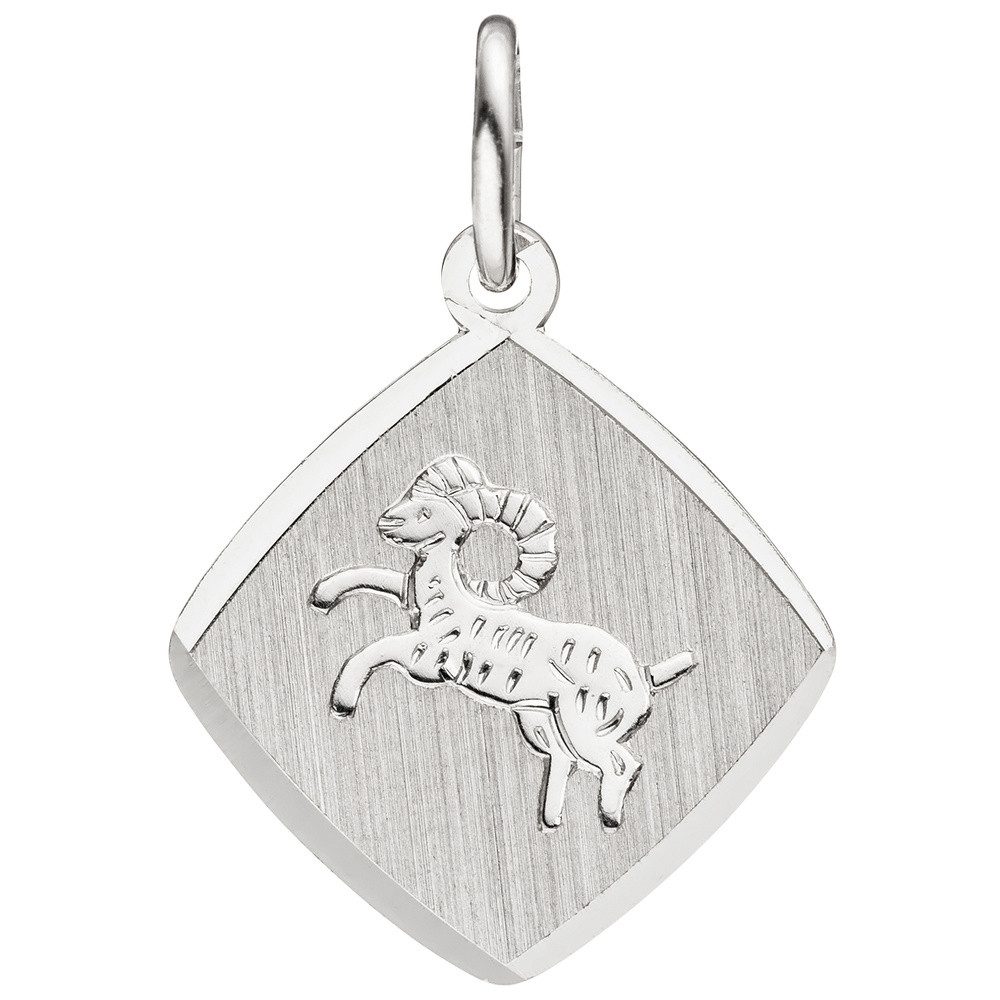 Kettenanhänger Sternzeichen Widder, Anhänger aus 925 Silber