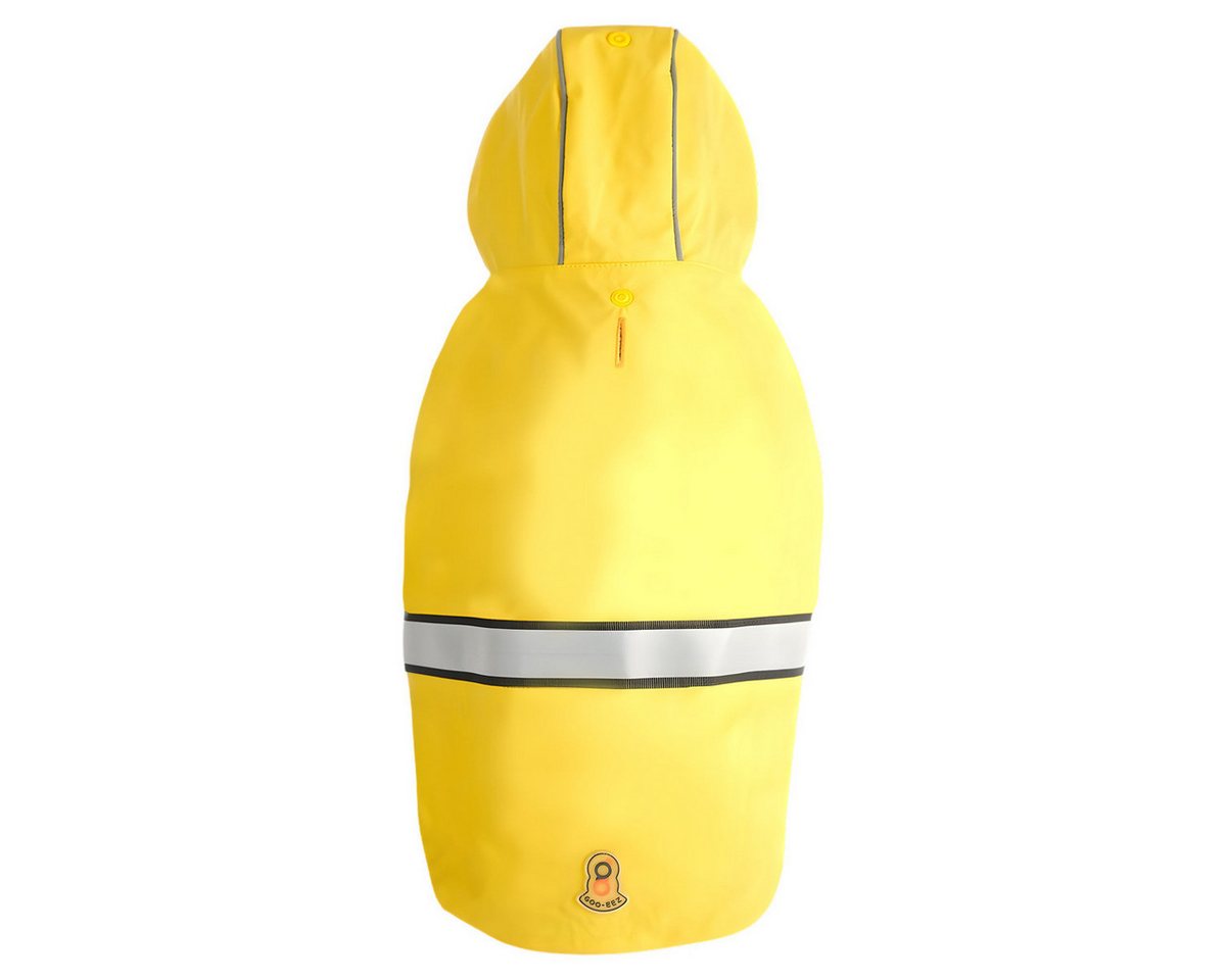 Goo-eez Hunderegenmantel Regenjacke Reflective Hooded gelb/grau