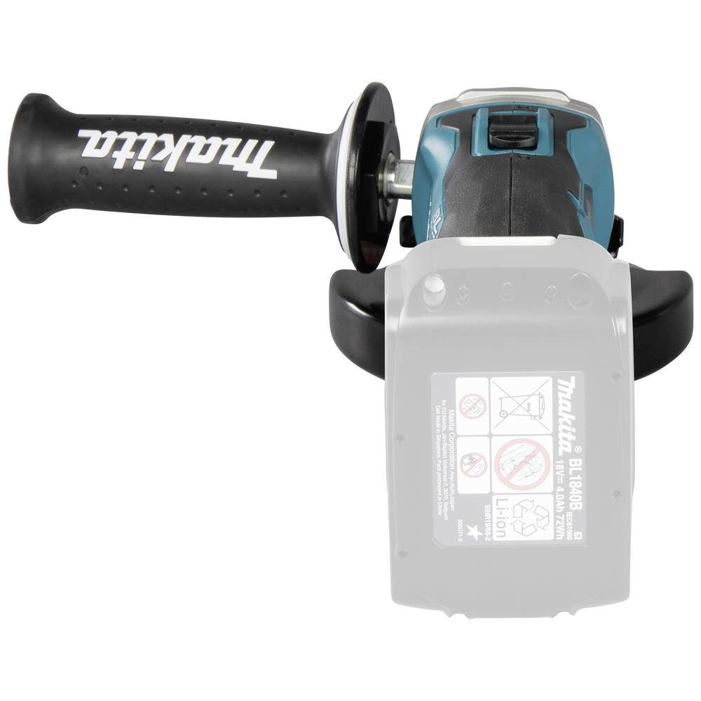 Makita Winkelschleifer Akku-Winkelschleifer 18V (ohne Akku, ohne Ladegerät DGA504Z, ohne Akku – Bild 4 von 5