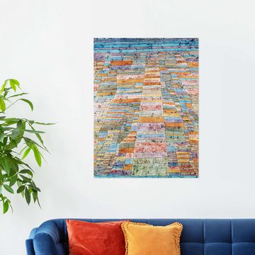 Posterlounge Wandfolie Paul Klee, Hauptweg und Nebenwege, Wohnzimmer Malerei