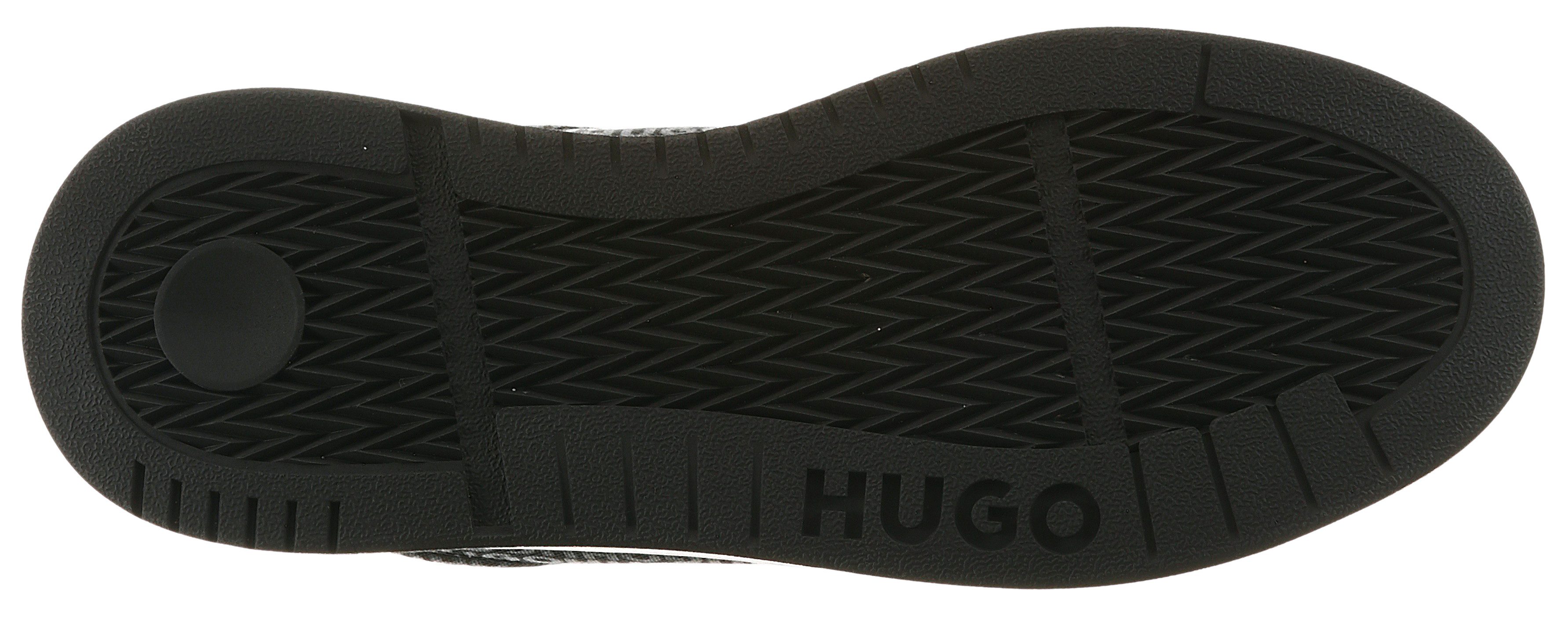 HUGO Neston_tenn Sneaker Schnürer, Halbschuh, Freizeitschuh in Skater Form