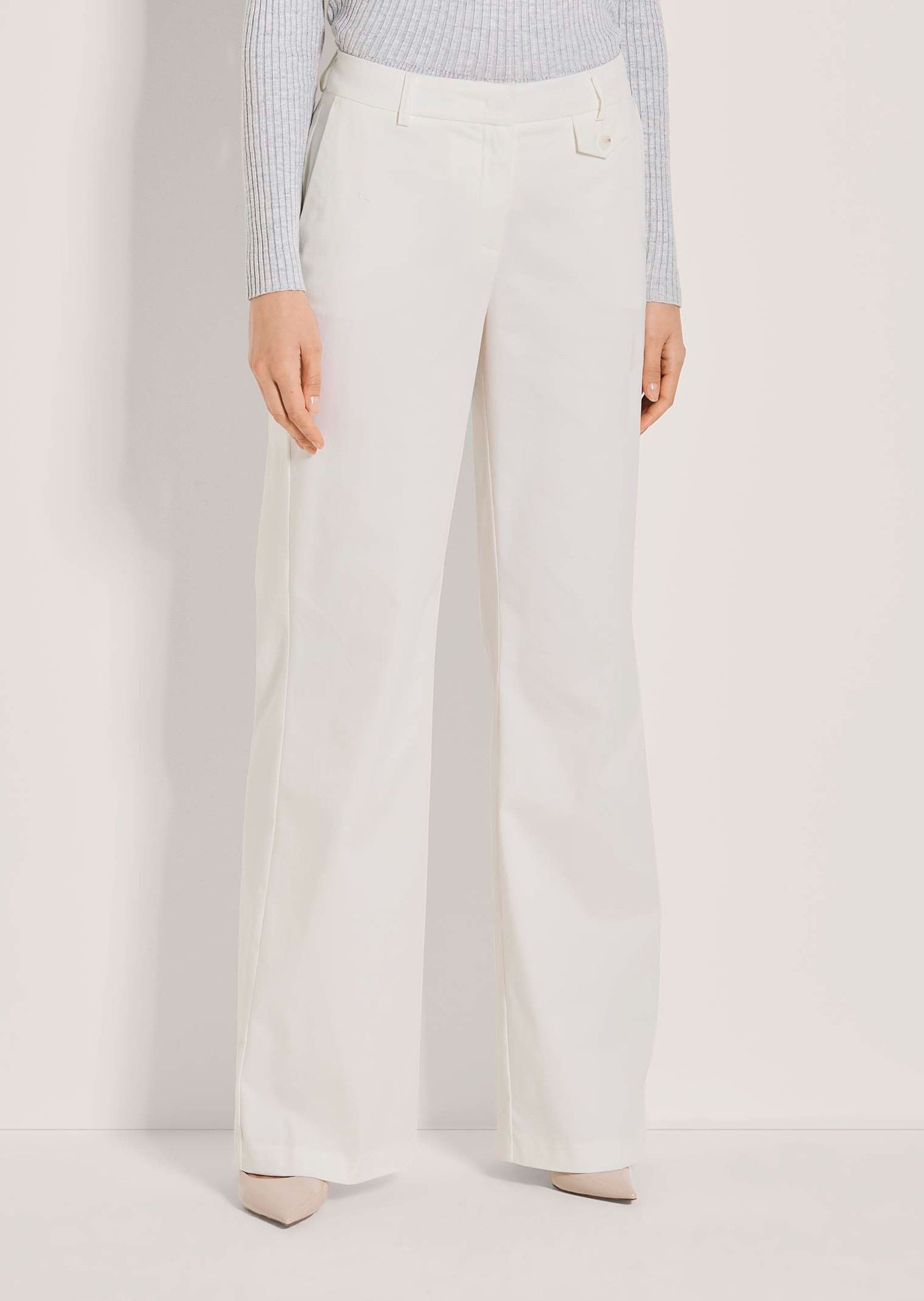 MADELEINE Stoffhose Sommerhose mit Formbund Stoffhose mit Gürtelschlaufen, günstig online kaufen