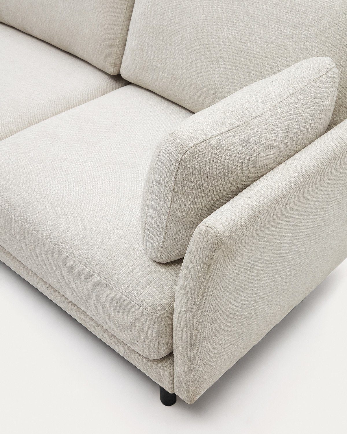Beige Sofa Sofa cm 2-Sitzer Neu Stuhl Gilma Couch Chenille x Natur24 83 170 x 83