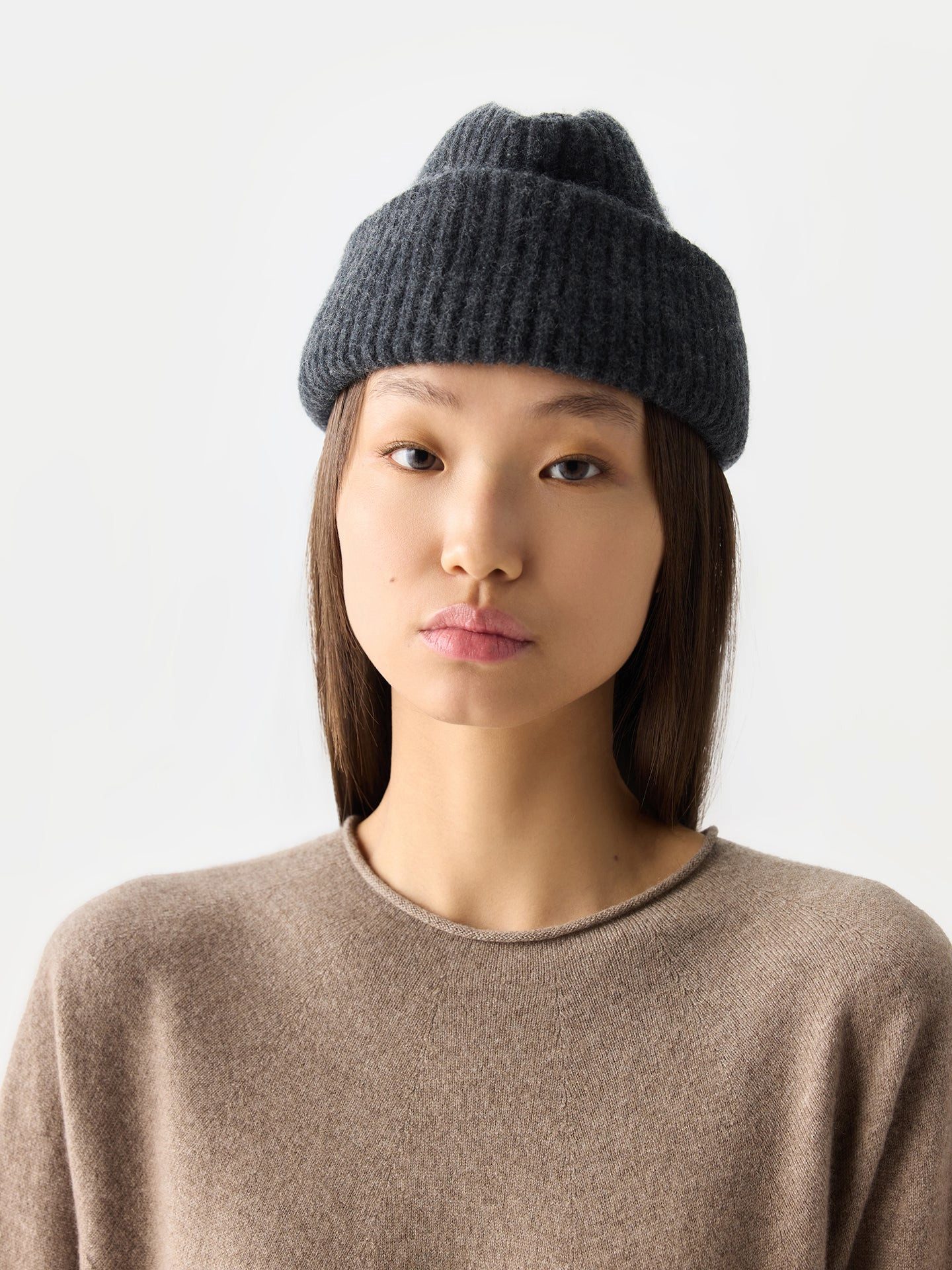 GOBI Cashmere Beanie Unisex Kaschmir-Muetze im Matrosenstil