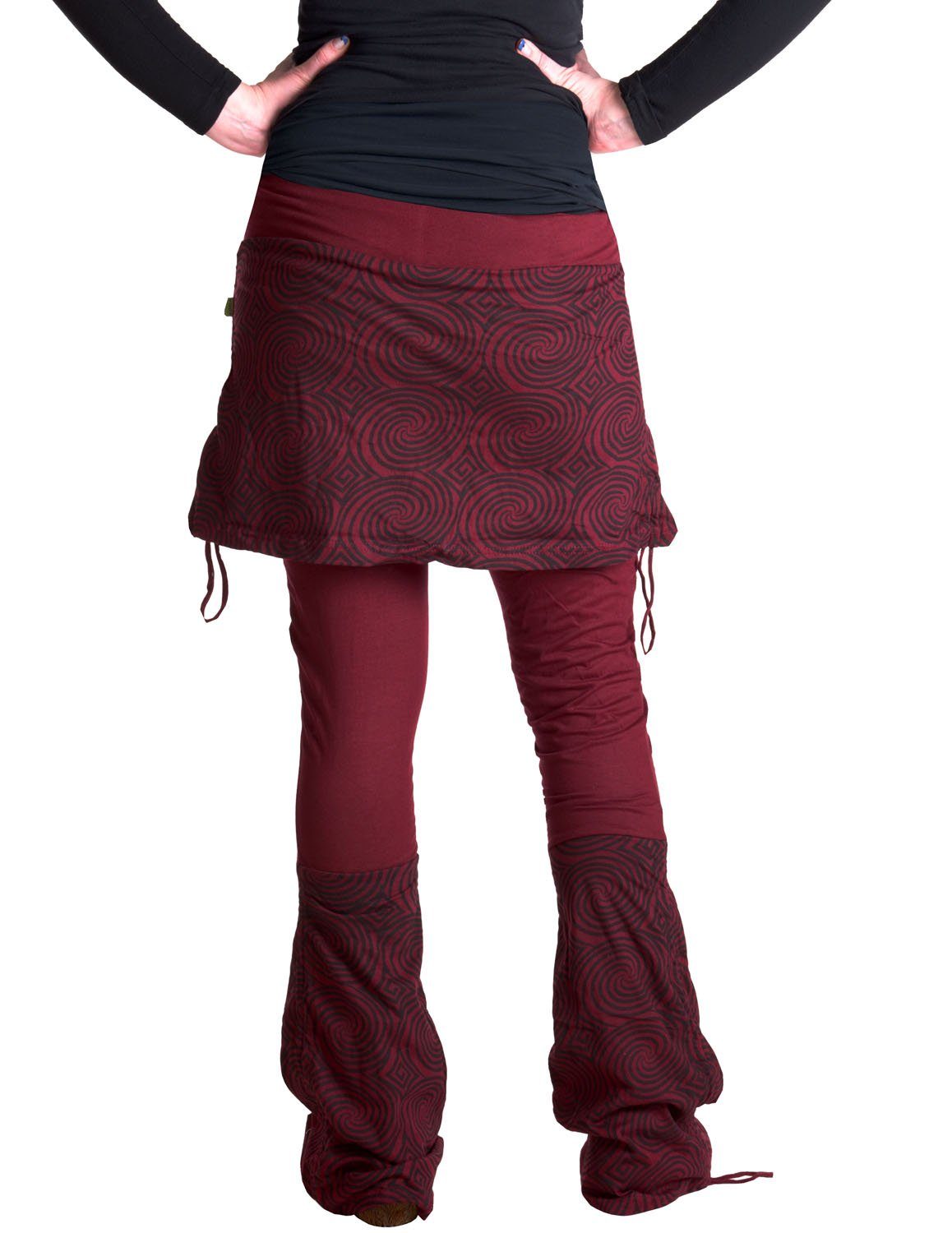 Vishes Hosenrock Rock- Schlag- Hosen Kombination - Lange Größe Goa, Boho, E günstig online kaufen