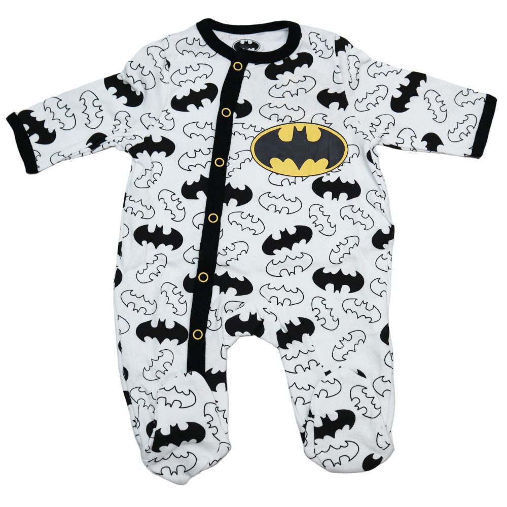Strampler DC Comics Batman Baby Strampler Einteiler 100% Baumwolle